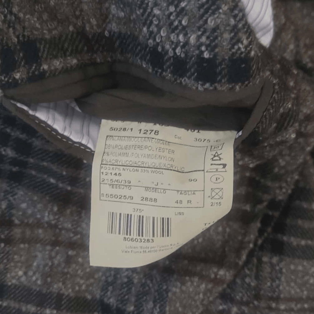 L.B.M. 1911 L.B.M 1911 SLIM FIT PLAID BLAZER Size 38R - 6 Thumbnail