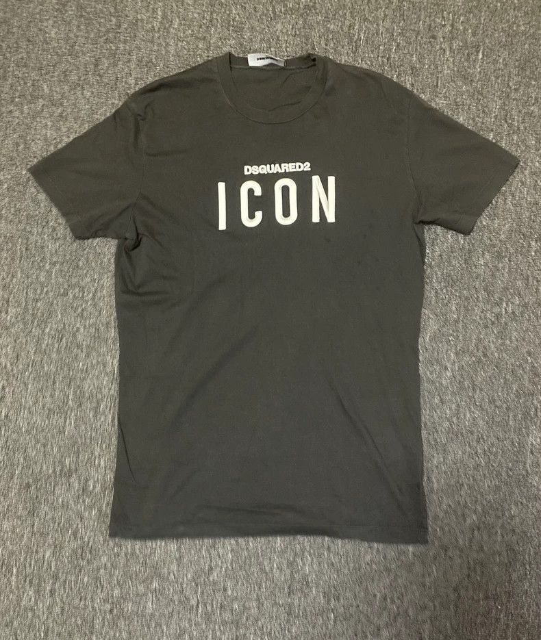 Dsquared2 DSquared2 Icon Black Short Sleeve T-Shirt-yf Size US L / EU 52-54 / 3 - 1 Thumbnail