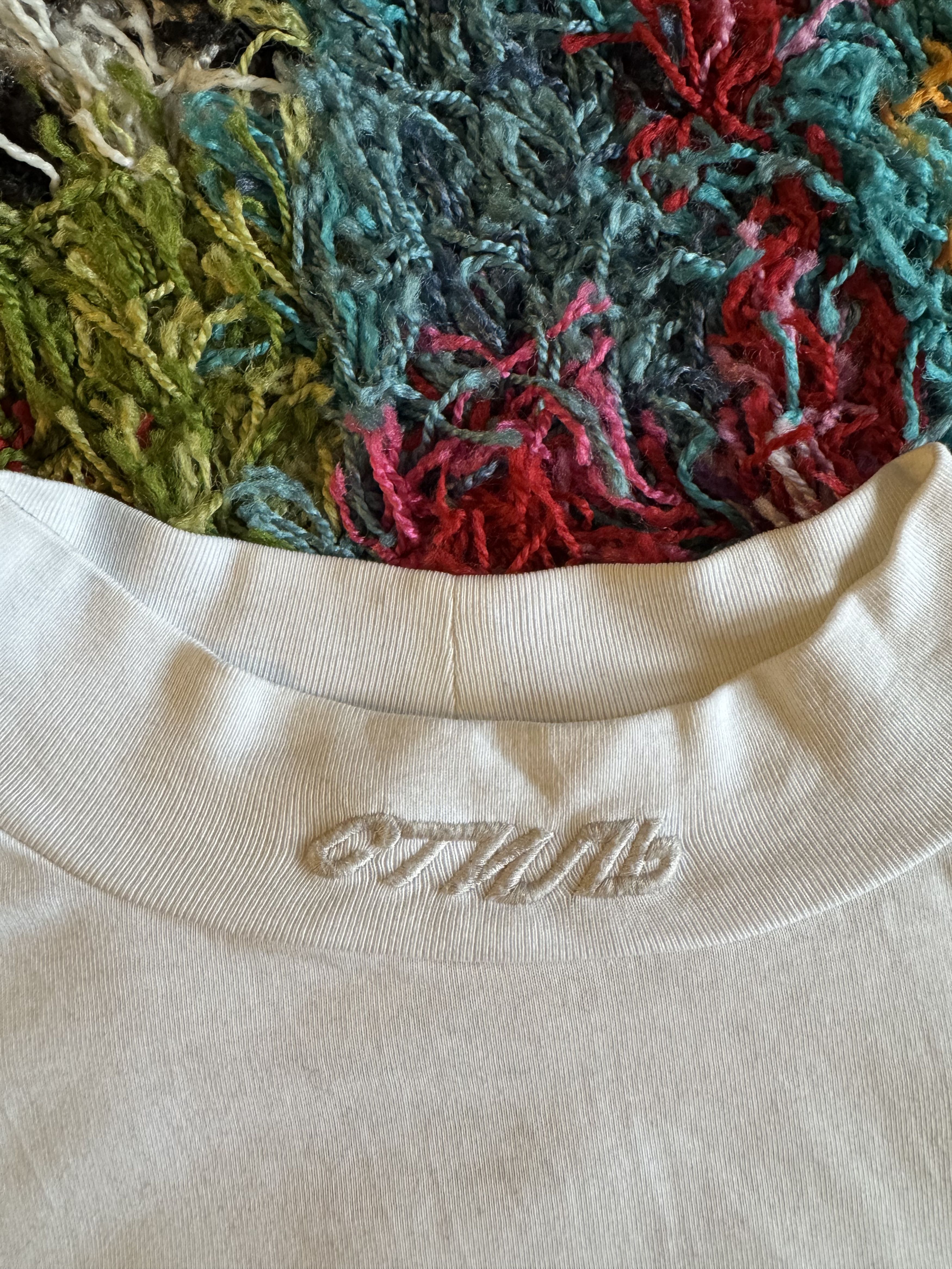 Heron Preston Heron Preston Mock Neck White XL Long Sleeve T-Shirt Size US XL / EU 56 / 4 - 2 Thumbnail