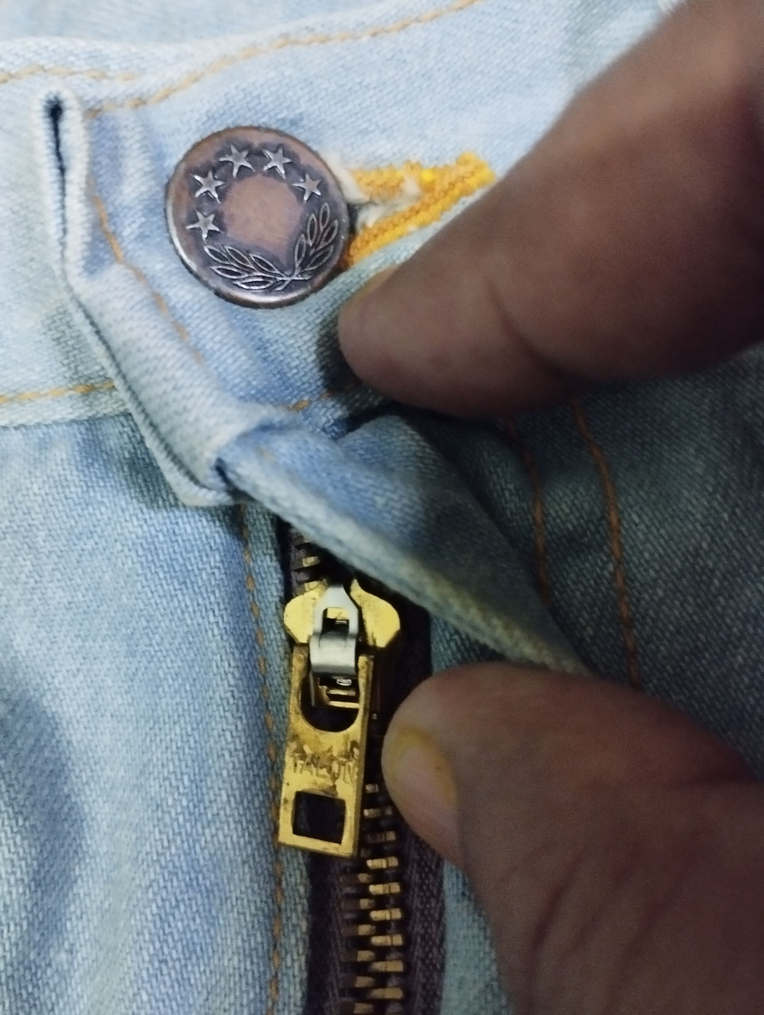 If Six Was Nine Flare Jeans Vintage Talon Zipper MAX Bootcut Jeans Size US 26 / EU 42 - 10 Thumbnail