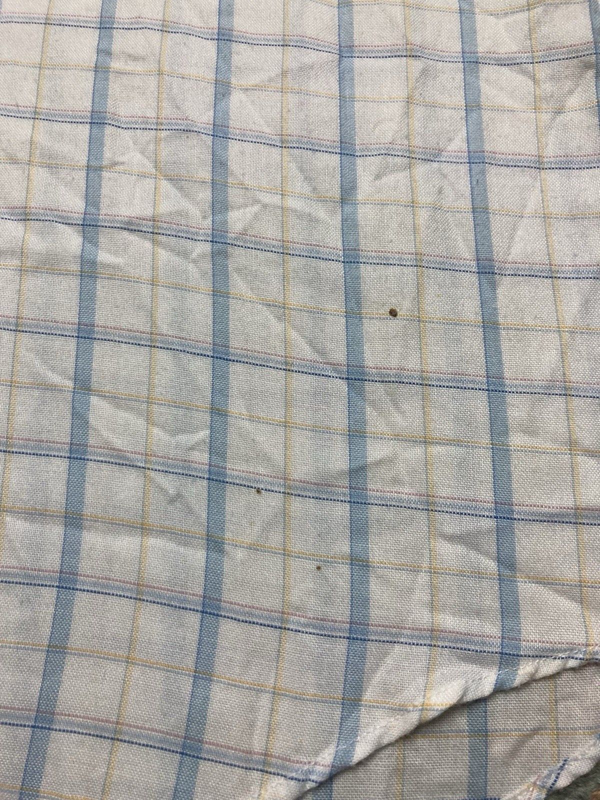 Vintage Vtg 80s button shirt Campus plaid poly cotton lightweight XL Size US XL / EU 56 / 4 - 2 Thumbnail