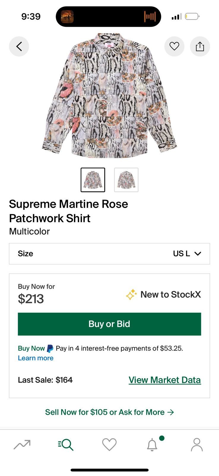 トップス Supreme Martine Rose Patchwork Shirt Supreme Martine Rose Patchwork Shirt (FW24) - $188
