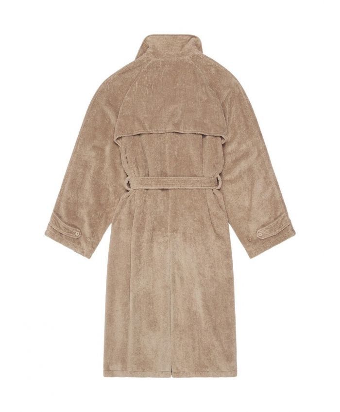 Balenciaga o1in1g1024 Towel Trench Coat in Beige Size US S / EU 44-46 / 1 - 5 Thumbnail