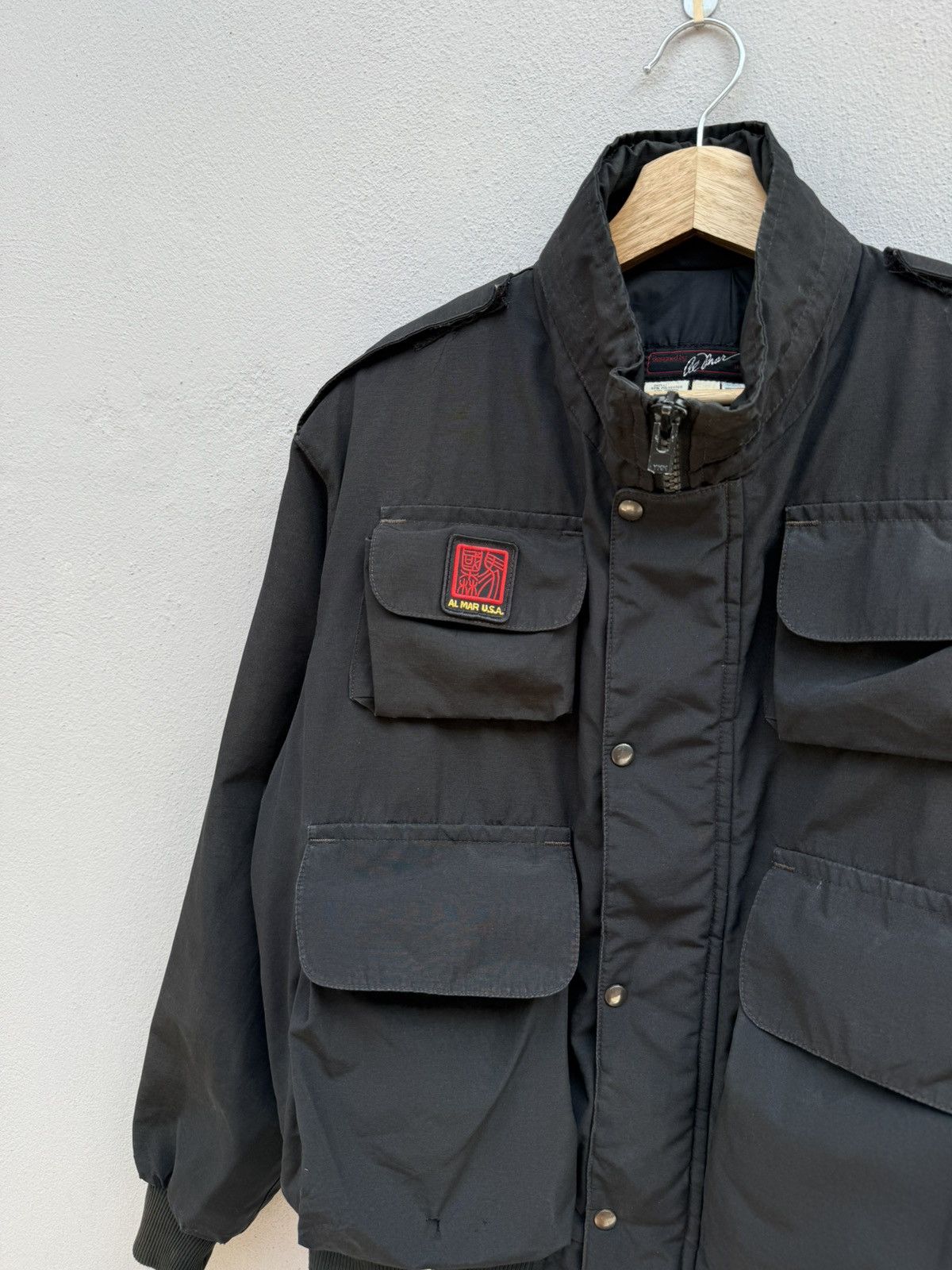 Vintage Vtg ALMAR Cargos Bomber Thinsulate Jacket like Issey miyake Size US L / EU 52-54 / 3 - 5 Thumbnail