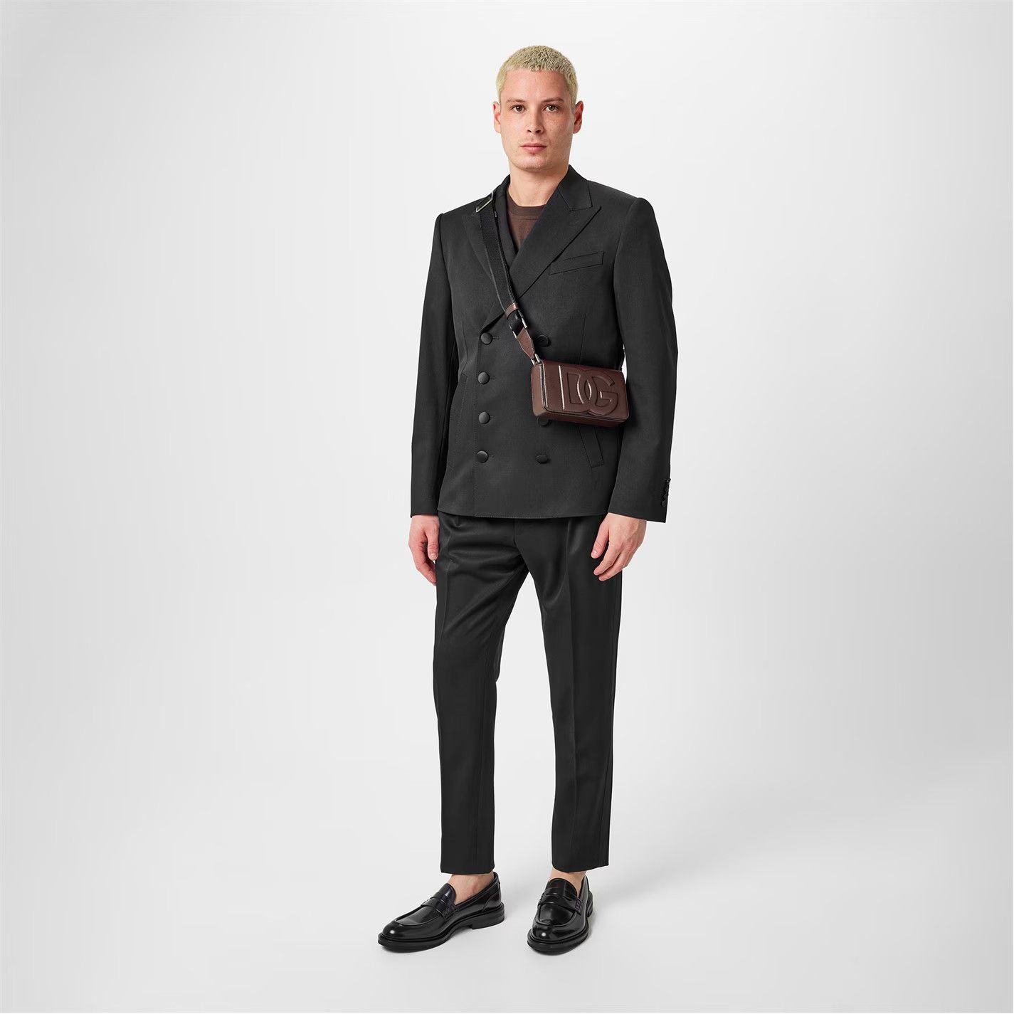 Dolce & Gabbana o1g2r1mq0426 Double Breasted Formal Jacket in Black Size US L / EU 52-54 / 3 - 5 Thumbnail