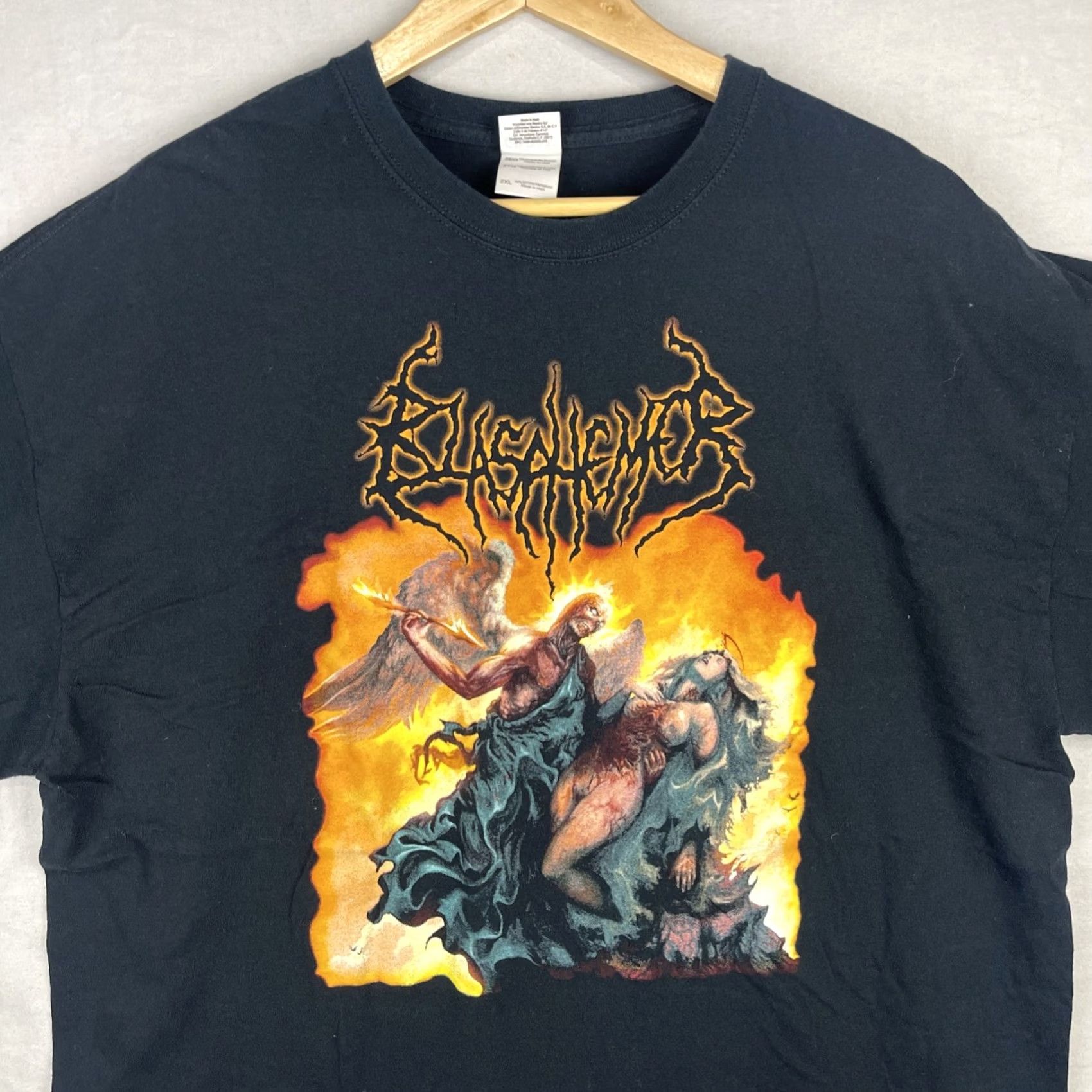 Gildan Blasphemer Shirt Mens 2XL Devouring Deception Five Psalms Celebrating The Death Size US XXL / EU 58 / 5 - 3 Thumbnail