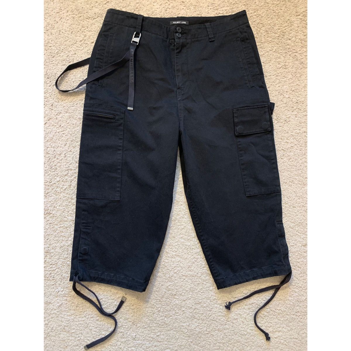 Helmut Lang HELMUT LANG MILITARY CARGO CROPPED PANTS Size US 32 / EU 48 - 1 Thumbnail