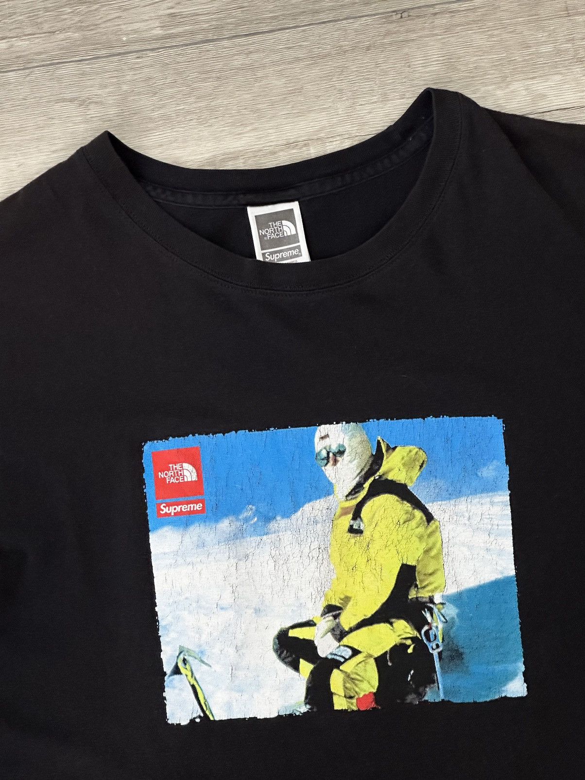 Supreme × The North Face Supreme The North Face Photo Tee Black XL Climber Ice TNF Size US XL / EU 56 / 4 - 3 Thumbnail