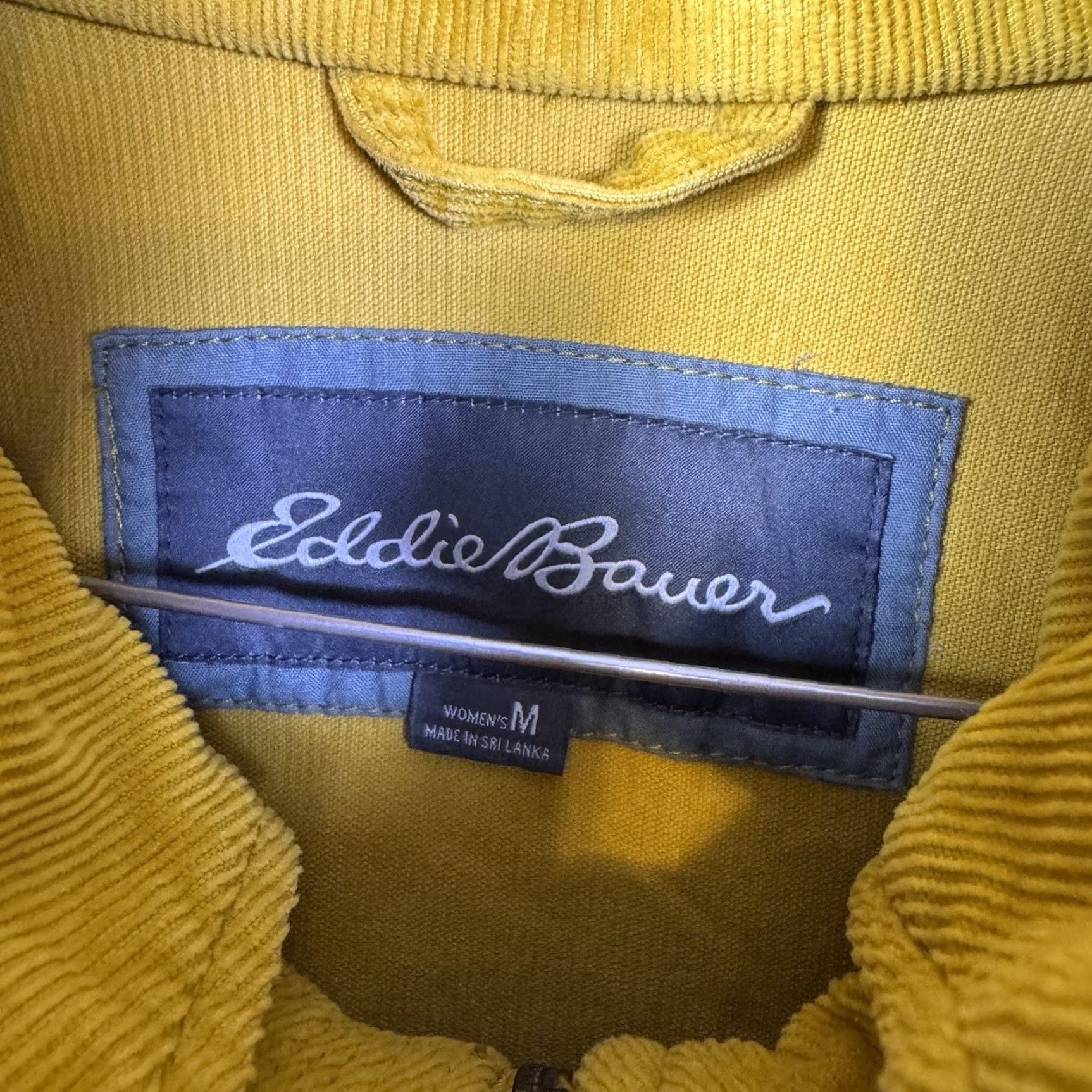 Eddie Bauer VINTAGE Eddie Bauer Corduroy Jacket Womens M Chore Barn Coat Full Zip Elbow Patch Field Jacket Size M / US 6-8 / IT 42-44 - 5 Thumbnail