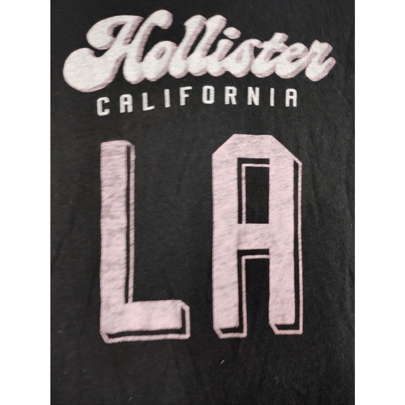 Hollister Hollister California LA Women's Black Graphic Tee Size S / US 4 / IT 40 - 2 Thumbnail