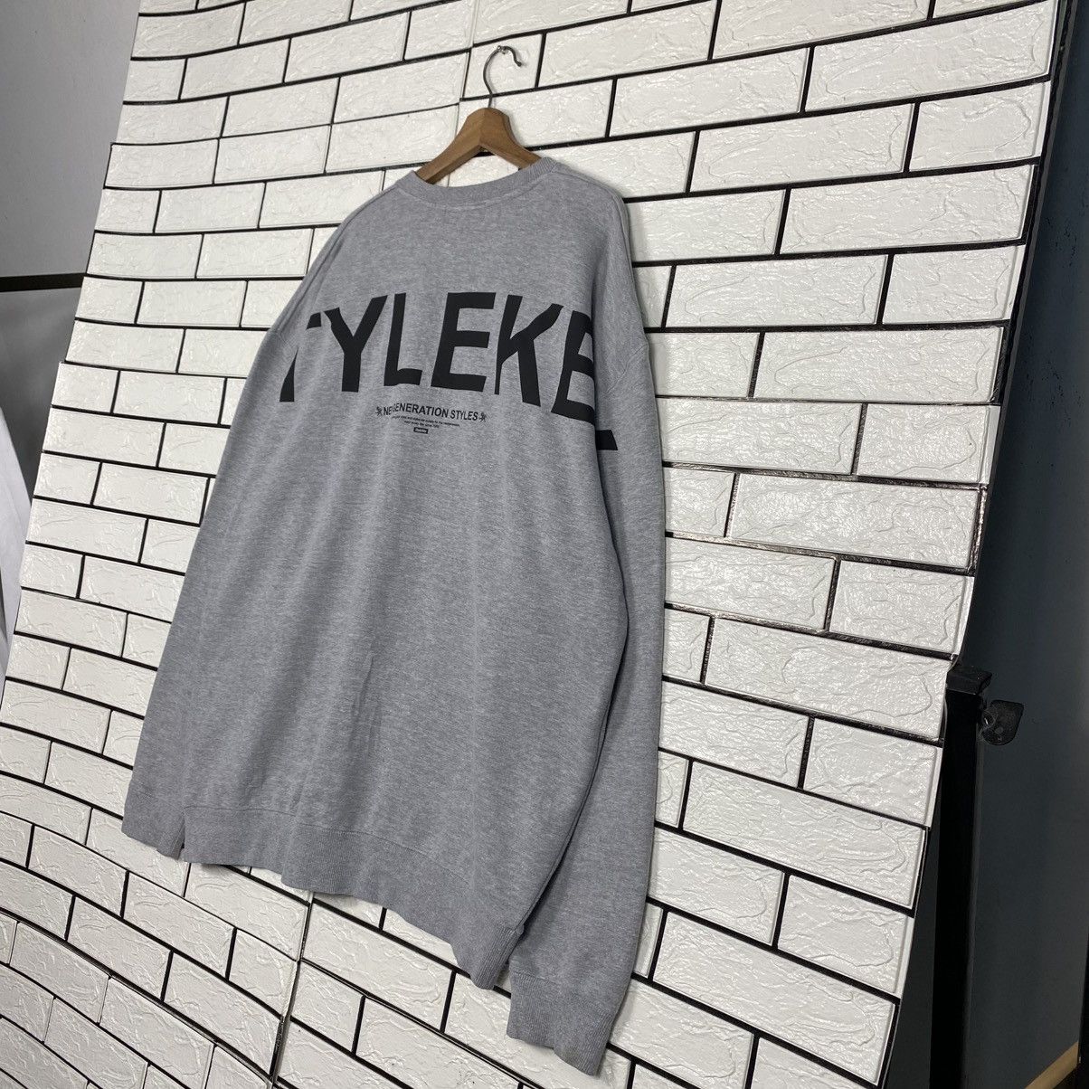 Japanese Brand Stylekey Sweatshirt Full Print Punk Design Size US XXL / EU 58 / 5 - 11 Thumbnail