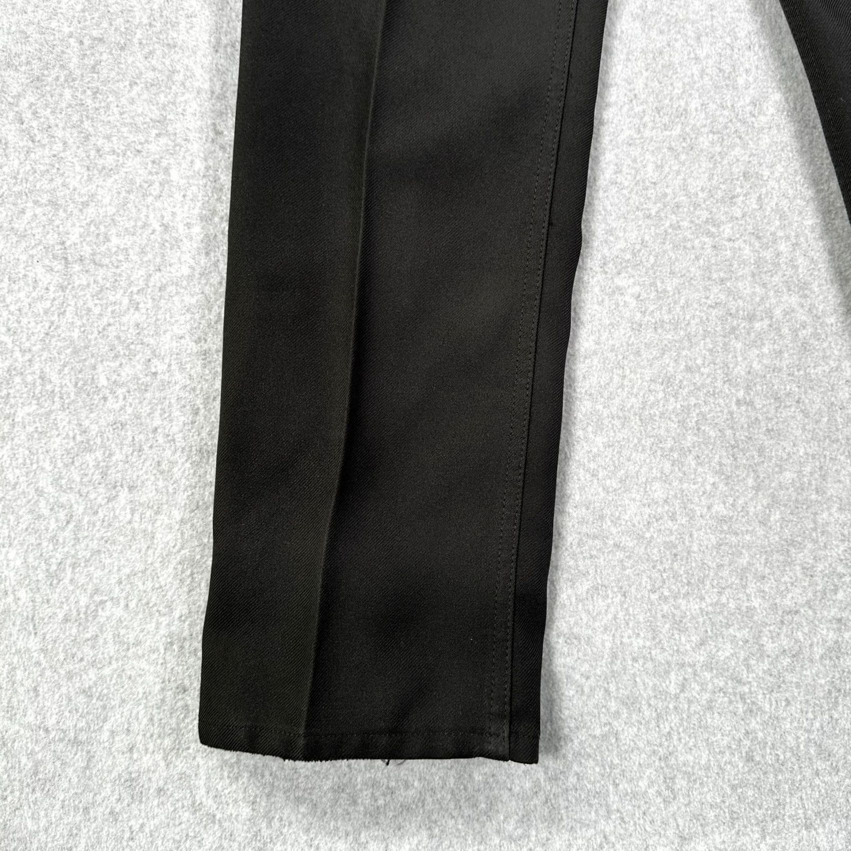 Wrangler Wrangler Black Dress Pants 36X29 Straight Leg Flat Front Pockets Men Size US 36 / EU 52 - 6 Thumbnail