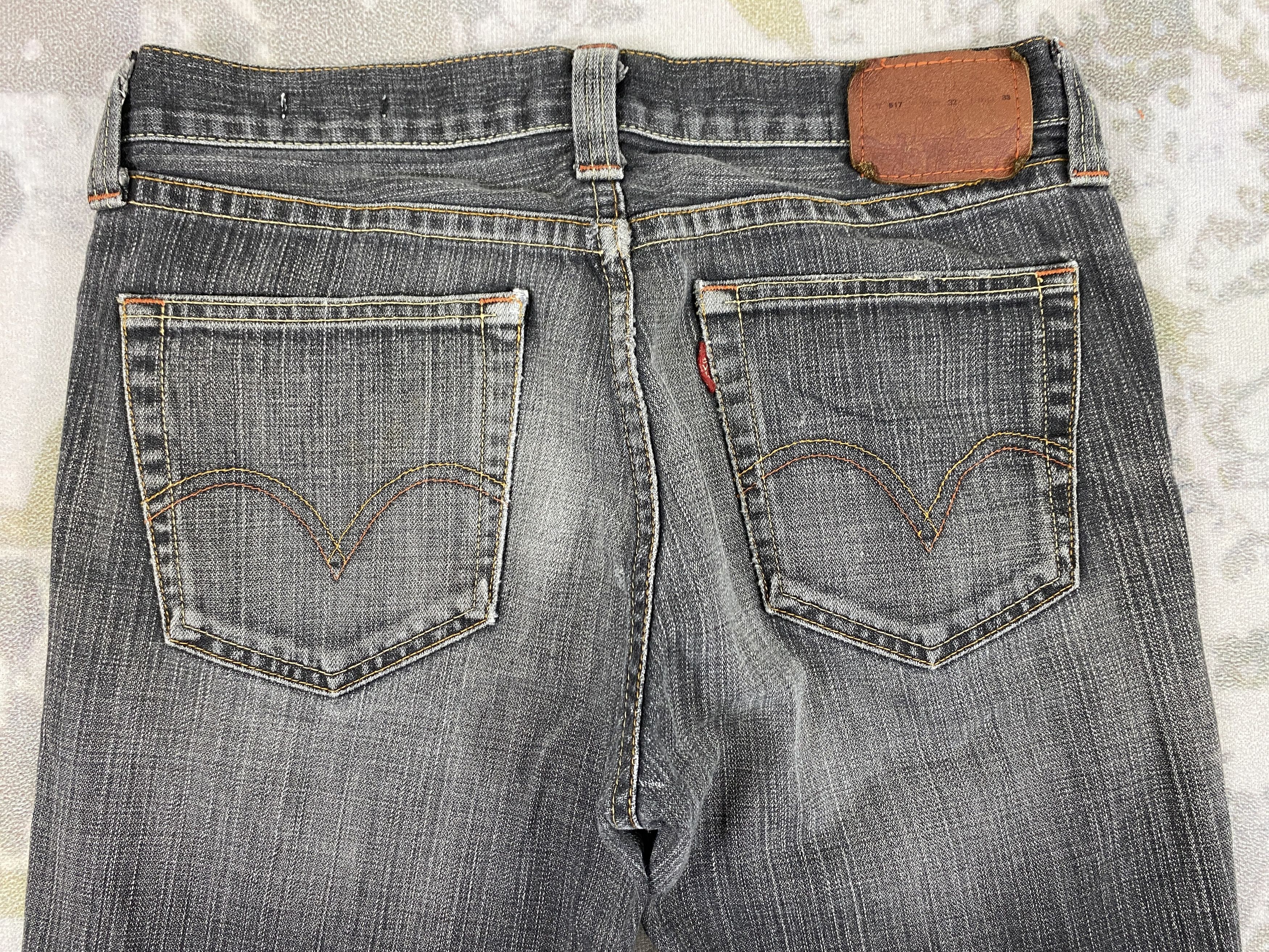 If Six Was Nine Faded Vintage Levi's 517 Flare Jeans 31x30 Denim- JN3710 Size US 31 - 4 Thumbnail