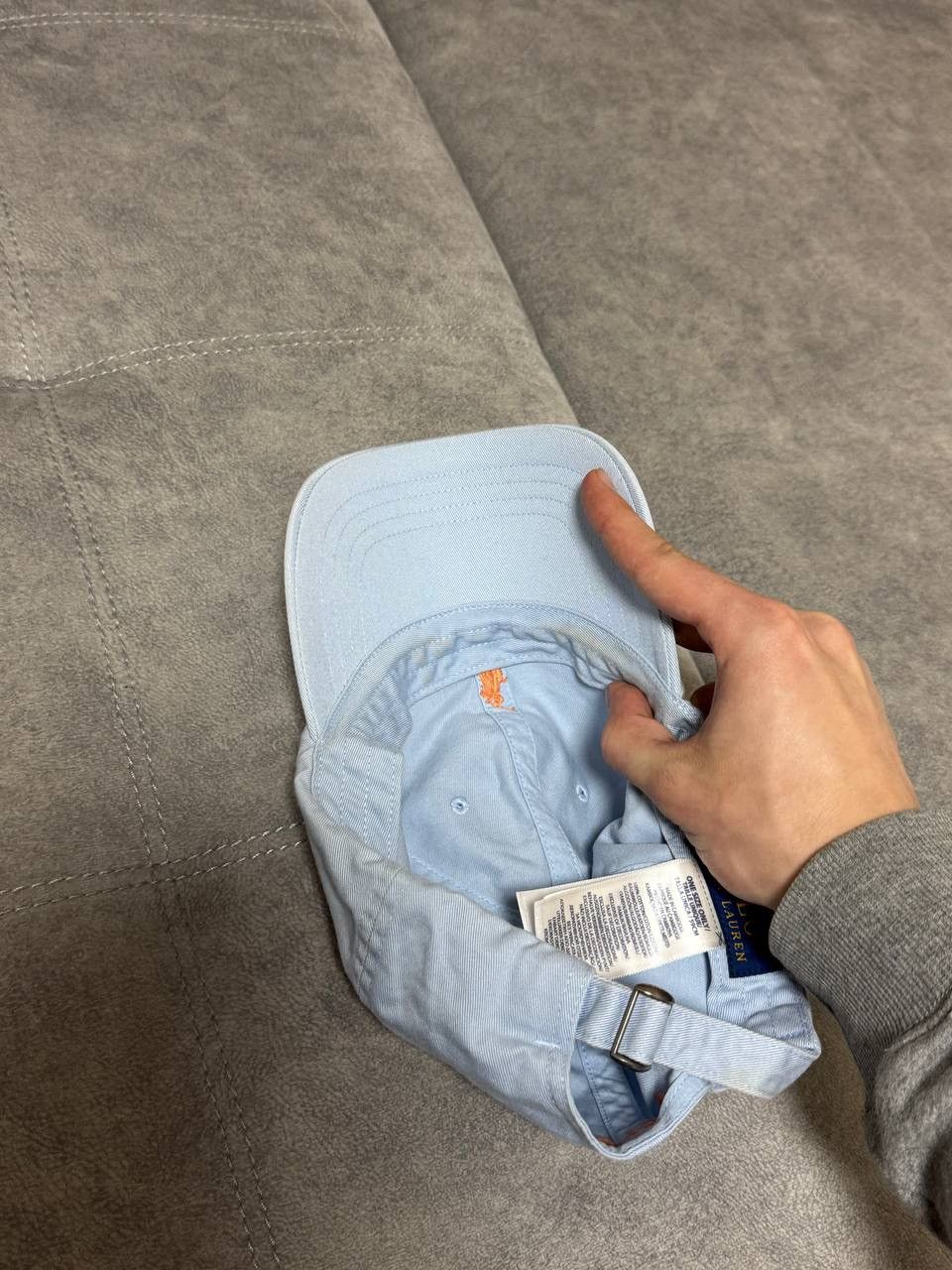 Polo Ralph Lauren Polo Ralph Lauren blue Y2K cap hat Size ONE SIZE - 8 Thumbnail