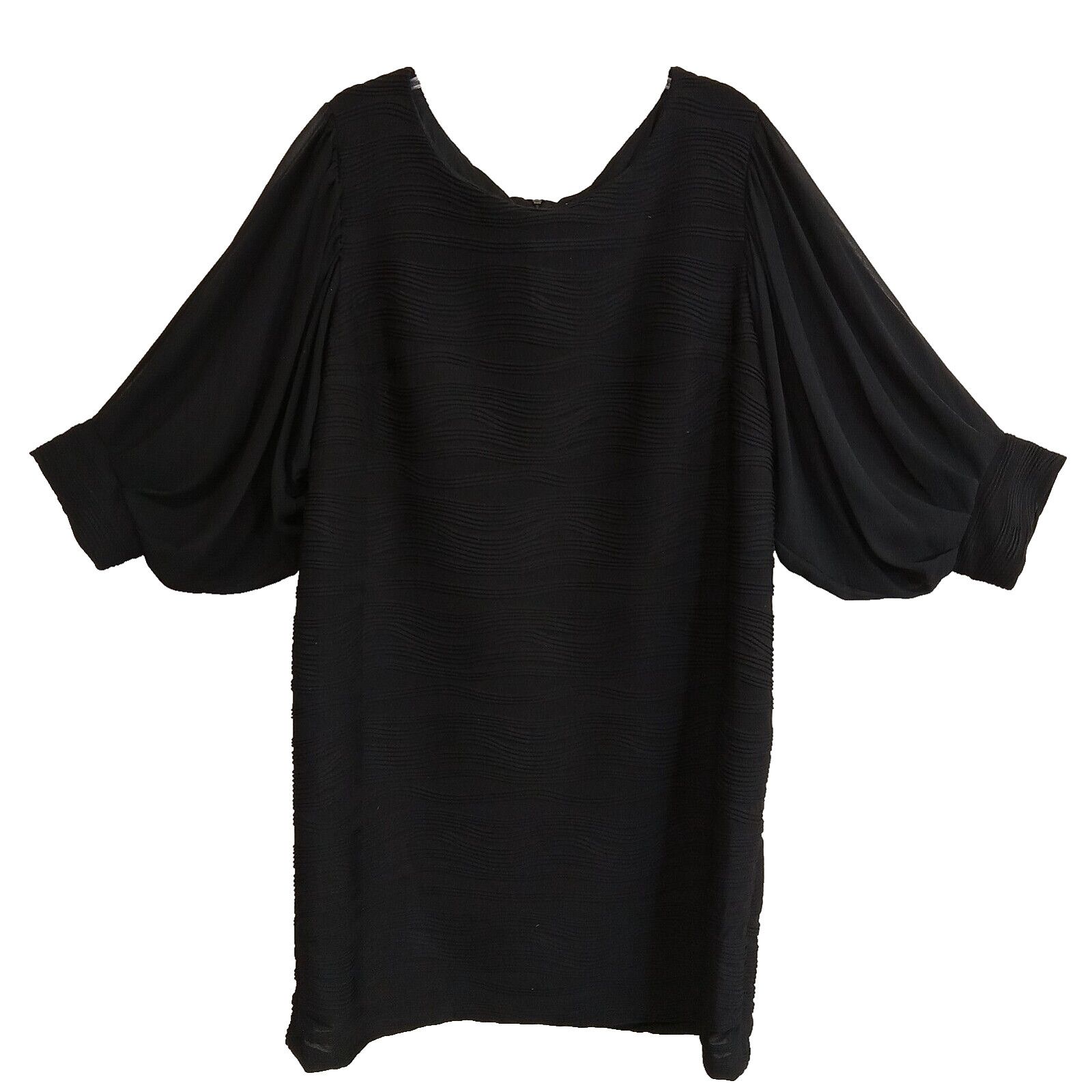 & Other Stories Julian Taylor Formal Dress Women 22W Pleated Sheer Back Zip Size 3XL / US 20-22 - 1 Thumbnail
