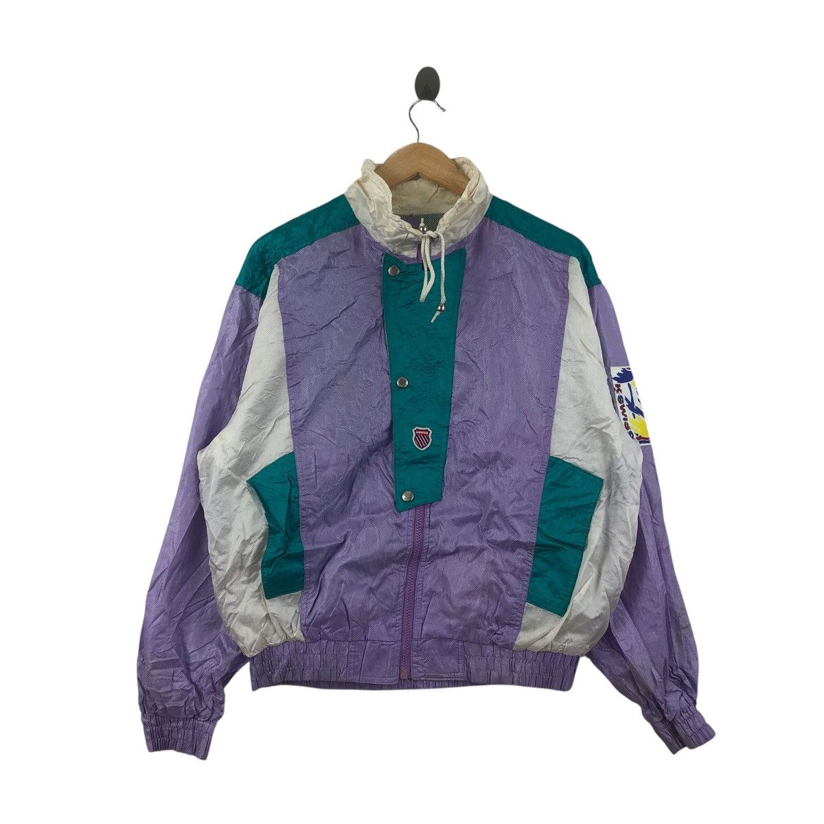 K-Swiss Vintage K-SWISS JAPAN INC Ski Trainer Jacket Size US L / EU 52-54 / 3 - 1 Thumbnail
