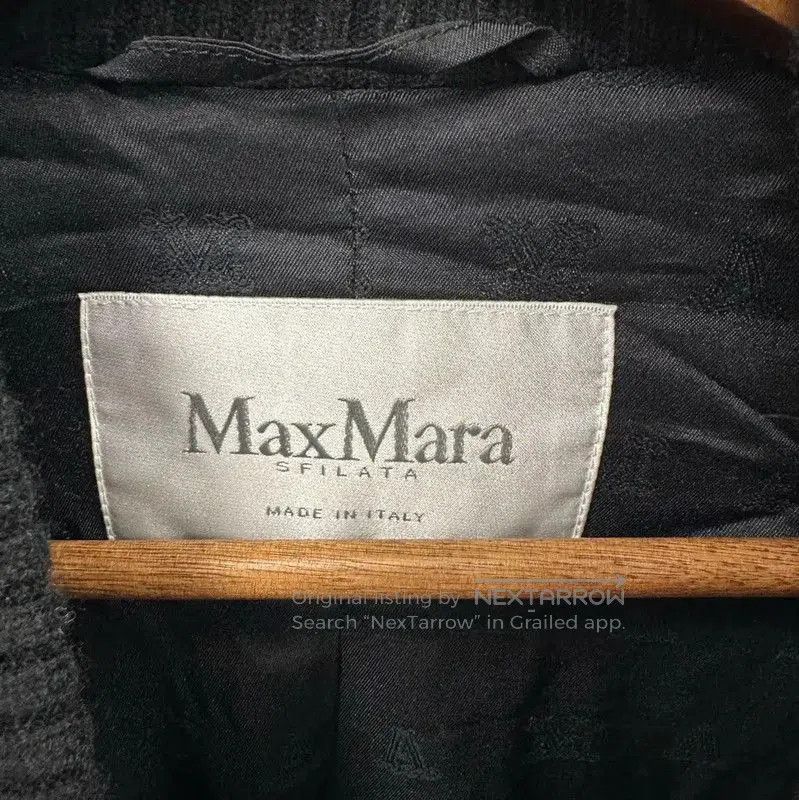 Max Mara MaxMara Black Alpaca Wool Women's Jacket . Size M / US 6-8 / IT 42-44 - 4 Thumbnail