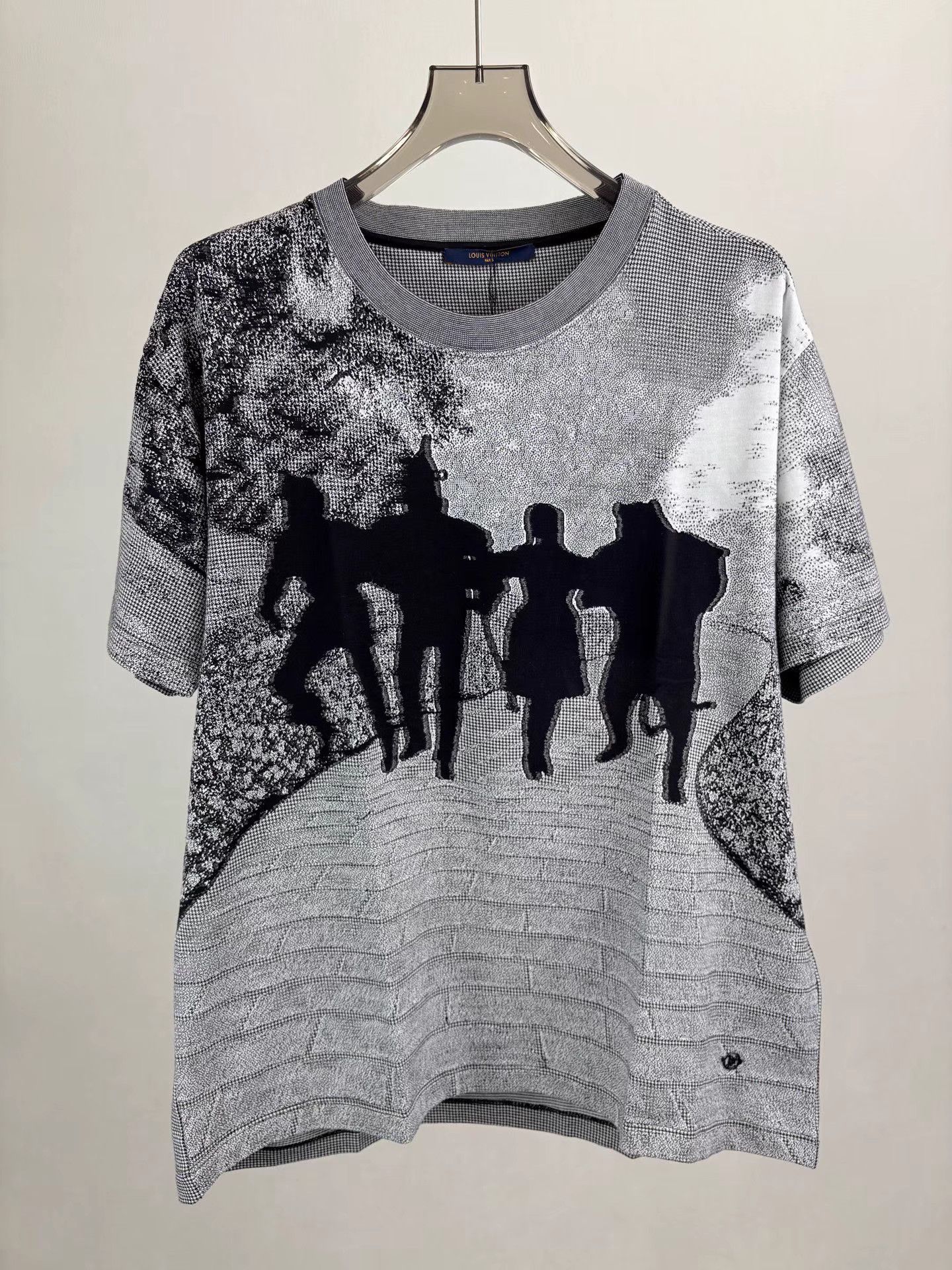 Louis Vuitton LOUIS VUITTON Wizard of Oz Portrait Intarsia Short Sleeve K1 Size US XL / EU 56 / 4 - 1 Thumbnail