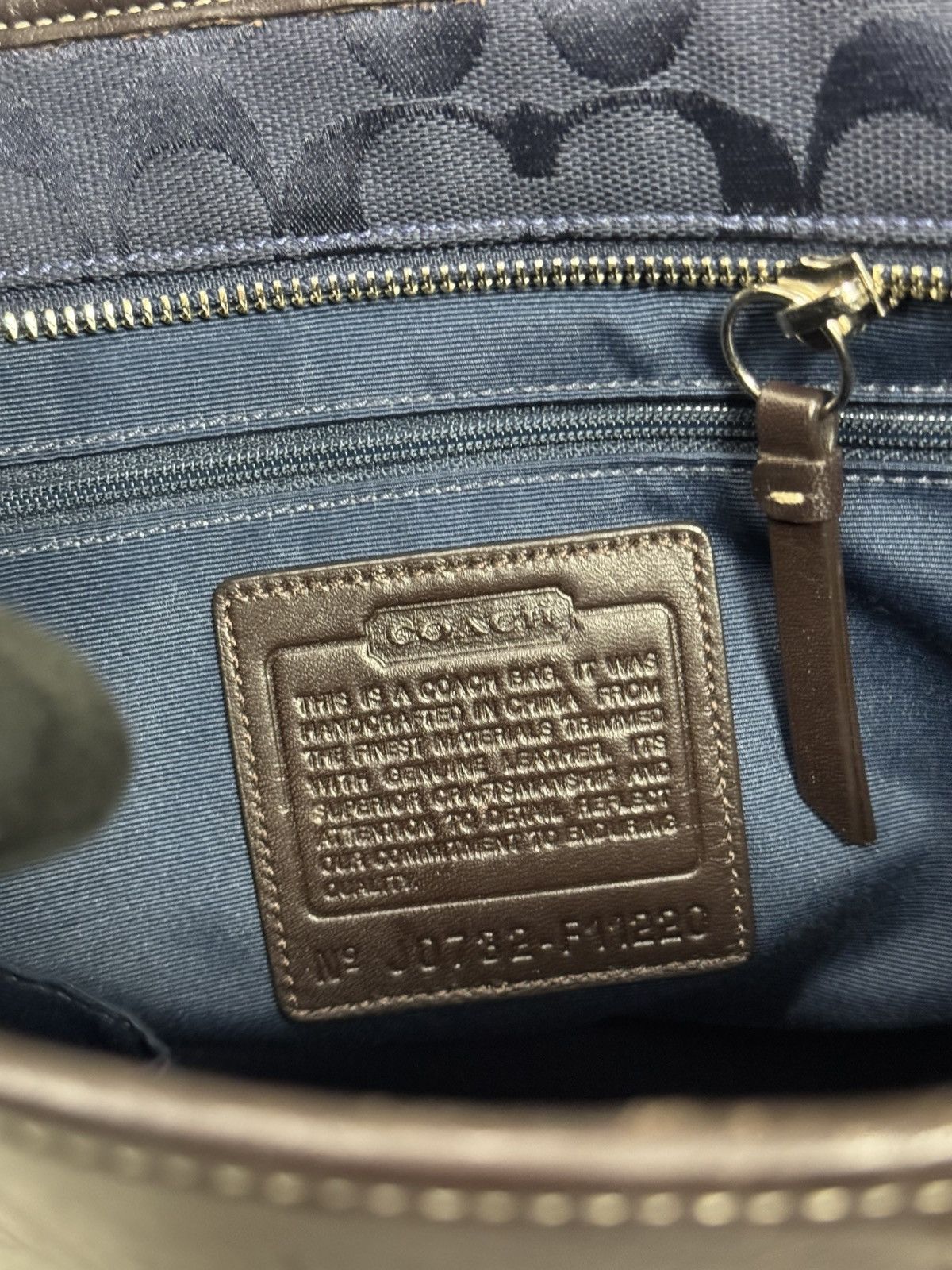 Coach Coach Vintage 2007 Hampton Signature Canvas Satchel Bag Size ONE SIZE - 14 Thumbnail