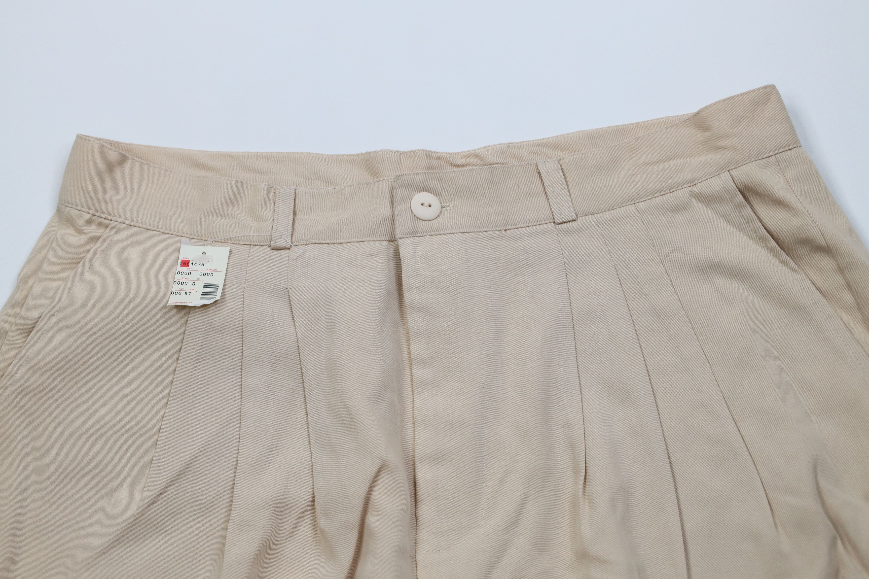 Vintage Deadstock Vintage 90s Streetwear Gabardine Chino Shorts USA Size US 38 / EU 54 - 2 Thumbnail