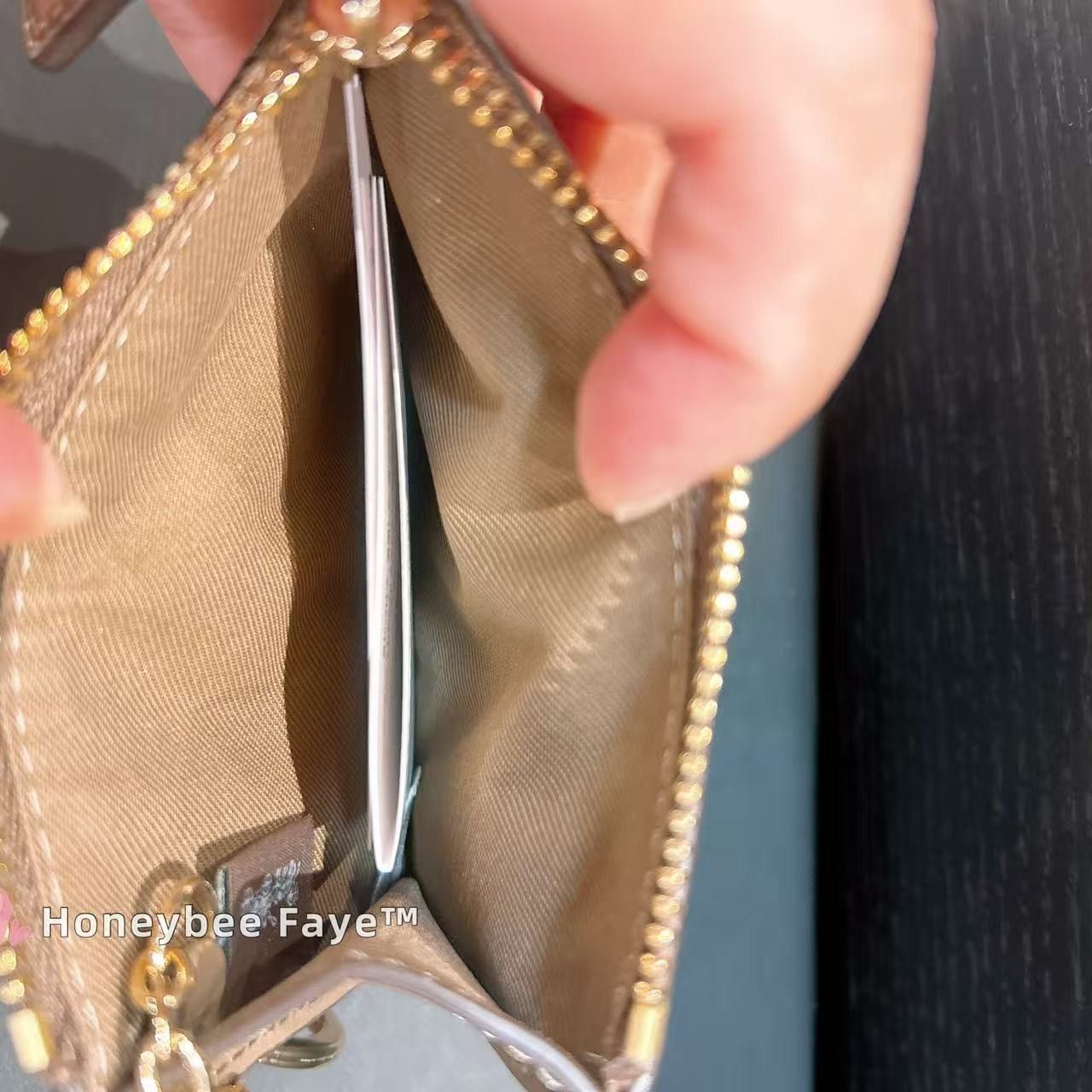 Coach Mini Skinny Id Case In Signature Jacquard CEL83 Size ONE SIZE - 5 Thumbnail