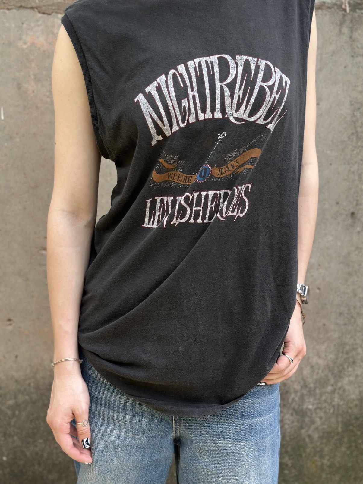 Levi's Vintage Clothing VTG Western Style Night Rebel Levi’s Heroes Tank Top Sleeves Size US M / EU 48-50 / 2 - 3 Thumbnail