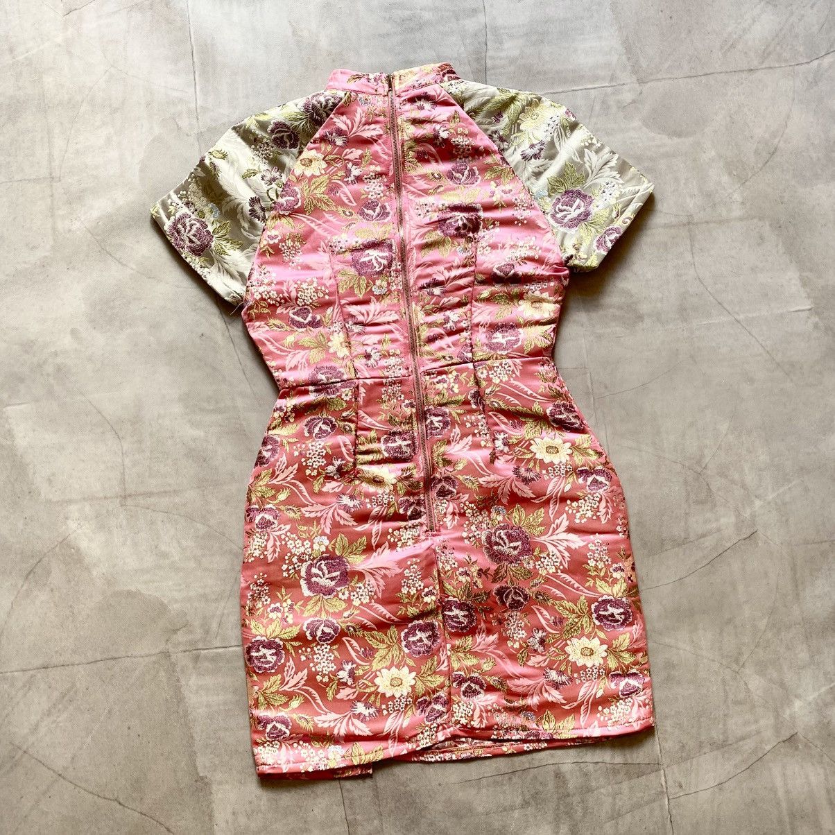 Hysteric Glamour Japan Traditional Geisha Flower Floral Vintage Midi Dress Size M / US 6-8 / IT 42-44 - 4 Thumbnail