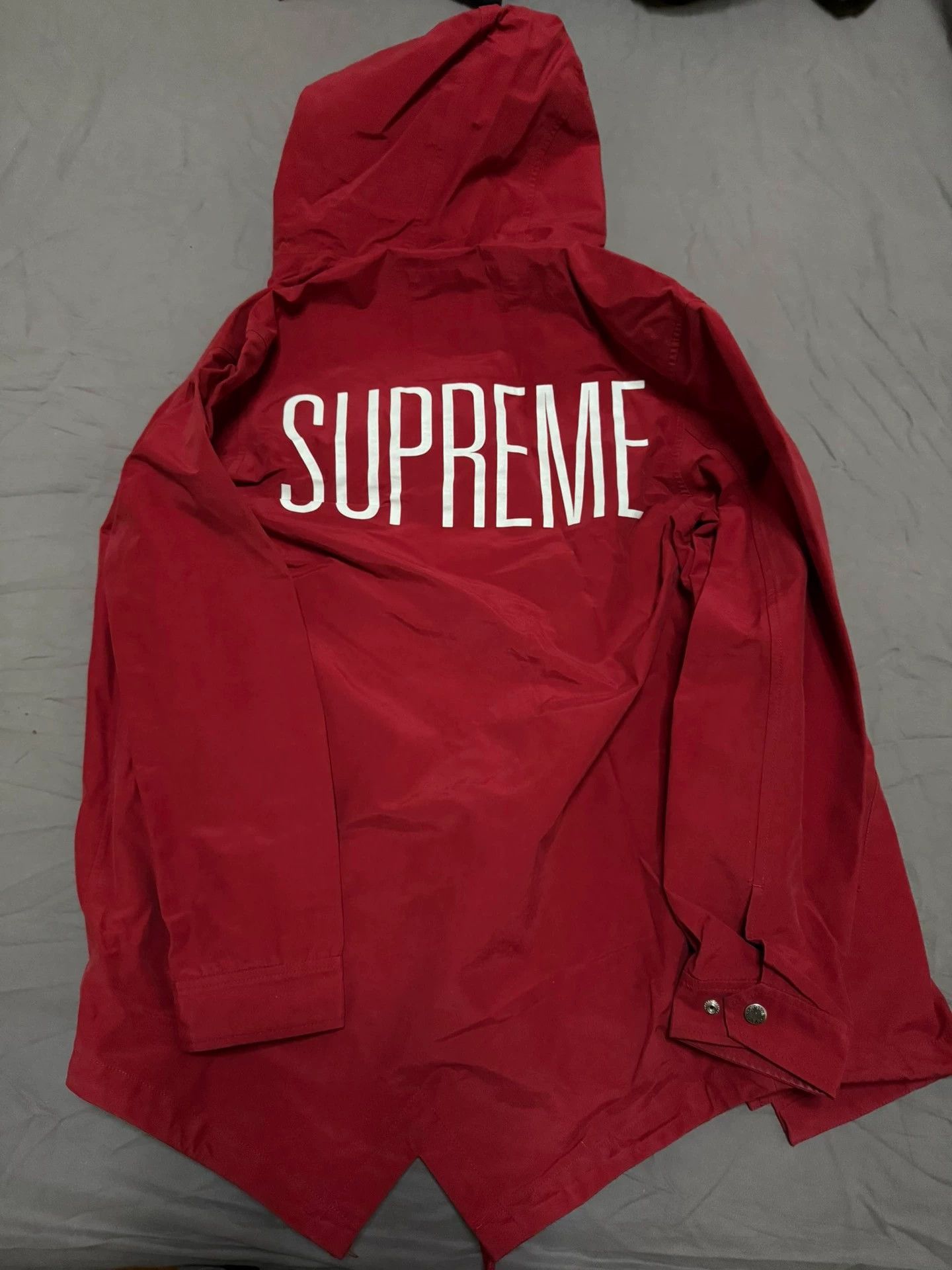 Supreme Supreme 13ss Fishtail Parka S Black/Red OG Size US S / EU 44-46 / 1 - 7 Thumbnail