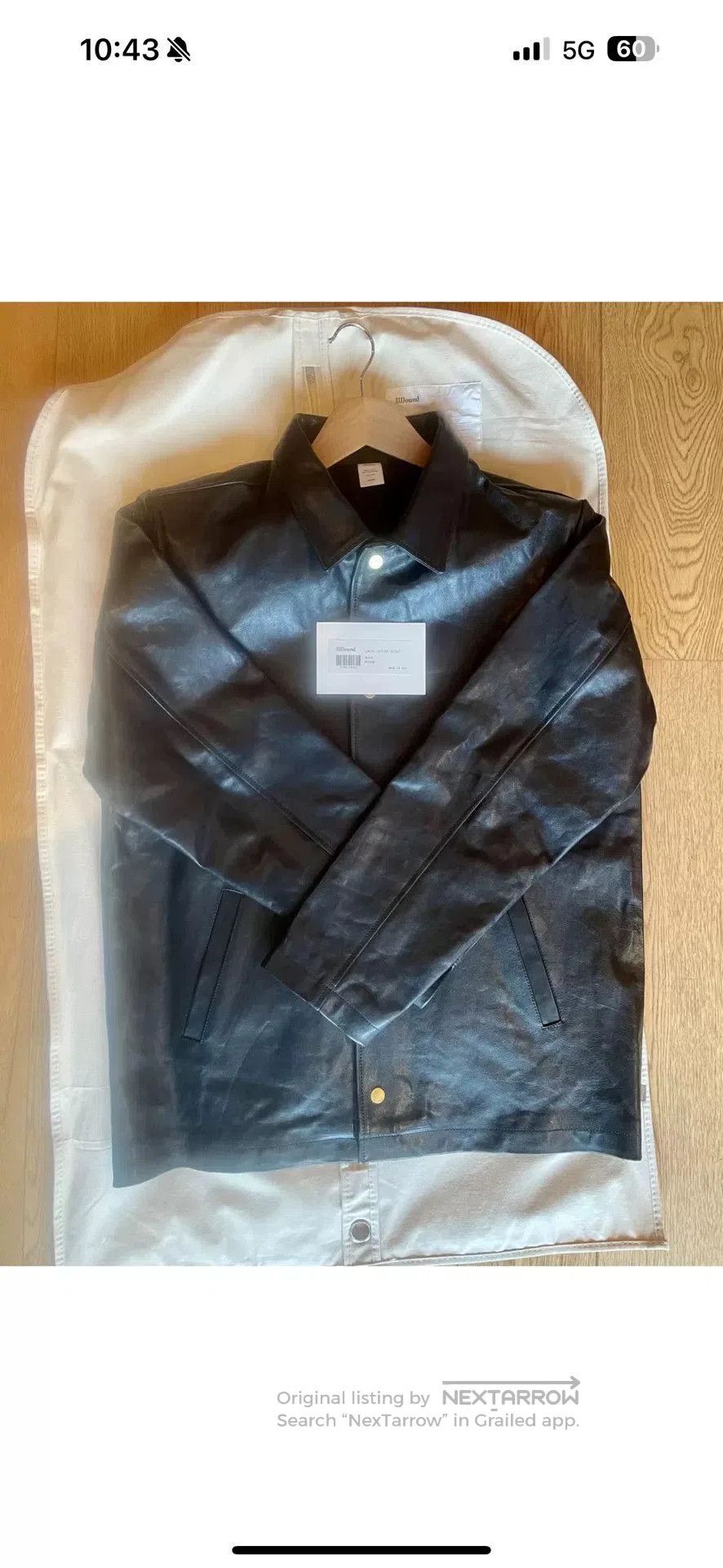 JJJJound JJJJound Leather Jacket Limited Edition. Size US M / EU 48-50 / 2 - 1 Thumbnail