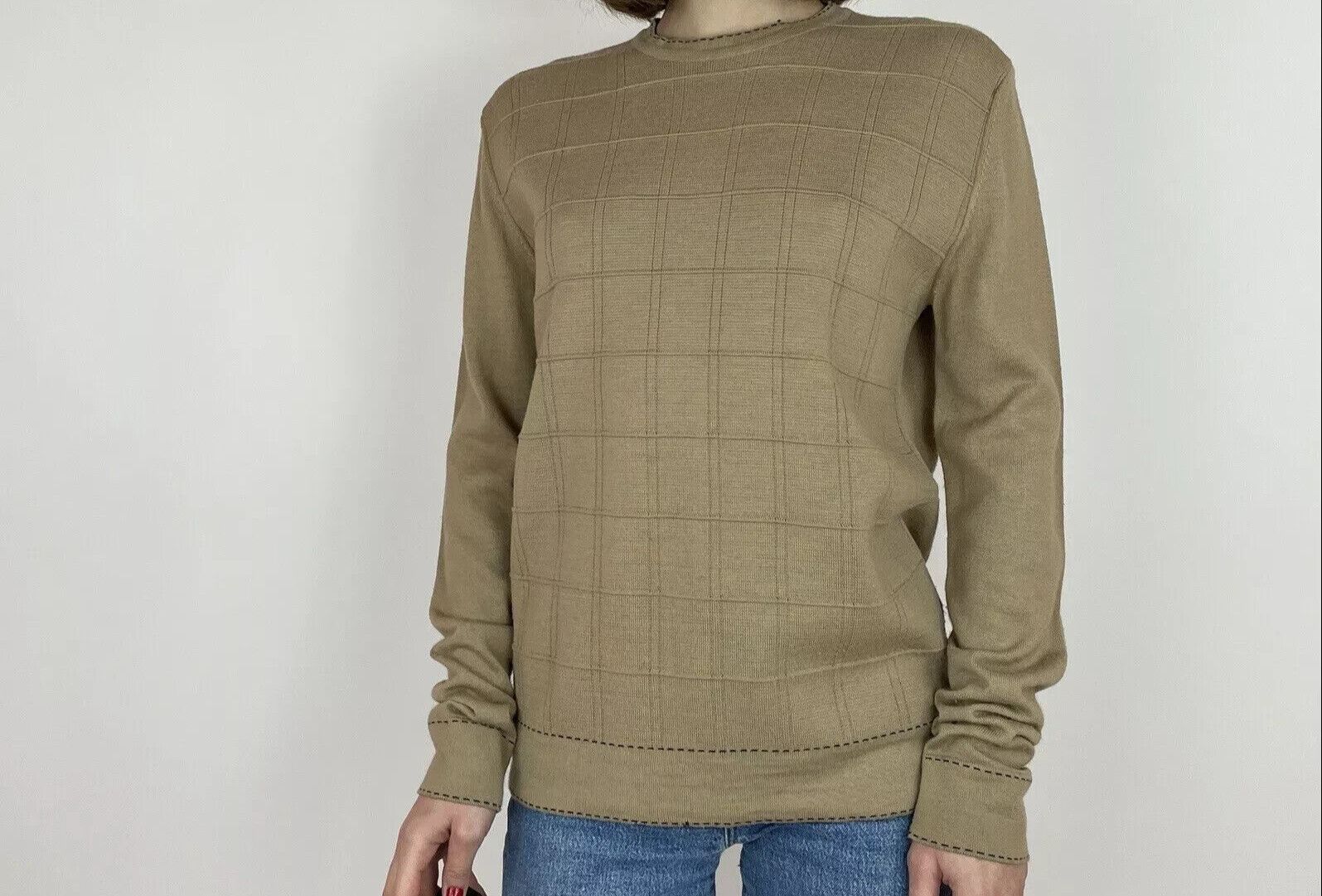 Dolce & Gabbana D&G Men Dolce & Gabbana Wool Brown Mens Sweater Size US M / EU 48-50 / 2 - 2 Thumbnail