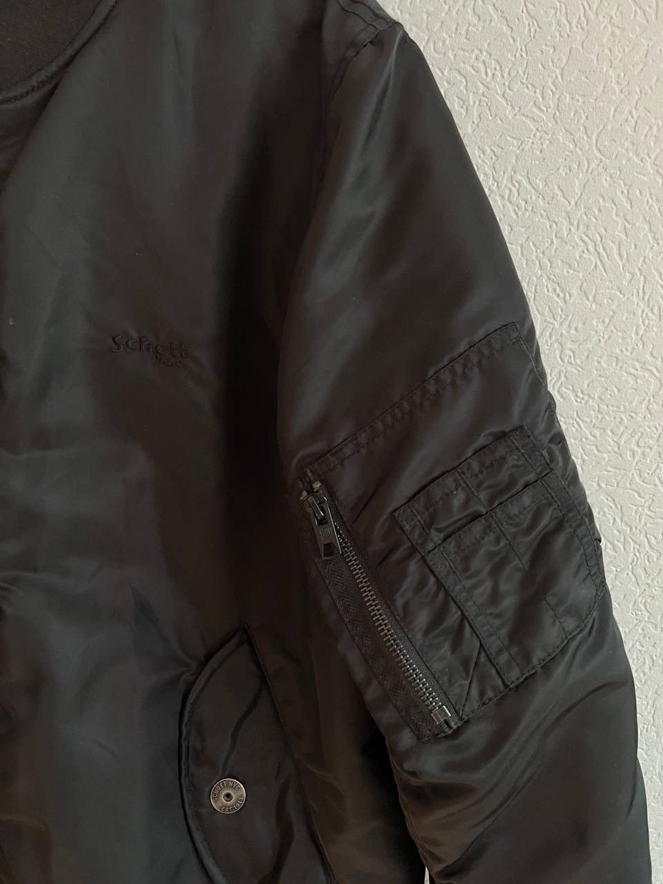 Schott Vintage 90s Schott Ma 7 Nylon Bombers Jacket Size US XL / EU 56 / 4 - 2 Thumbnail