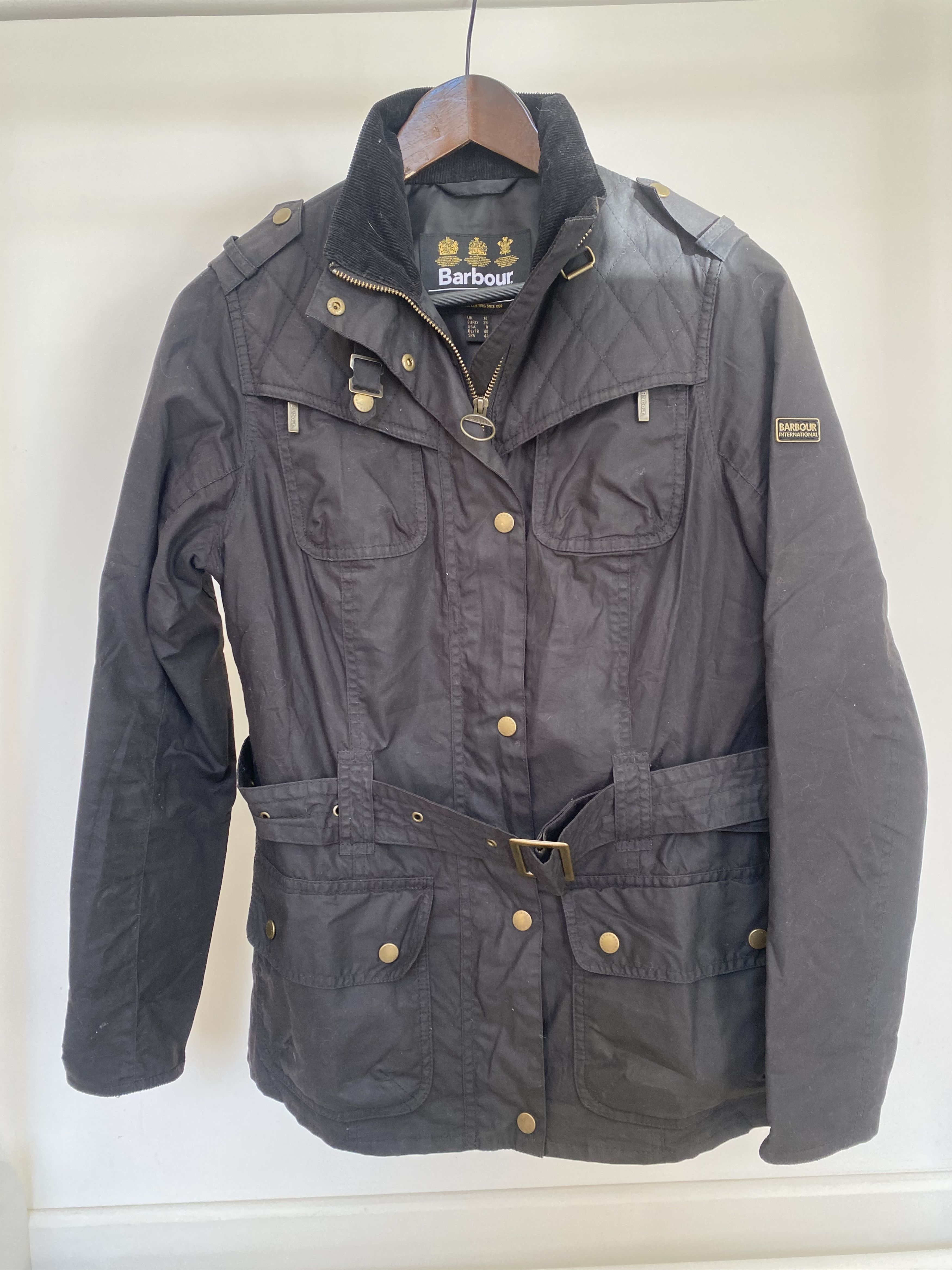 Barbour Barbour International Waxed Ignition Jacket Size Uk 12 Us 8 Size M / US 6-8 / IT 42-44 - 2 Thumbnail