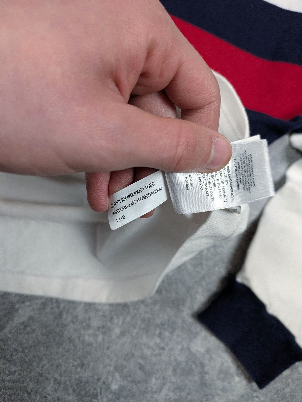 Polo Ralph Lauren Vintage Polo Ralph Lauren Striped Long Sleeve Rugby Polo Size US L / EU 52-54 / 3 - 7 Thumbnail