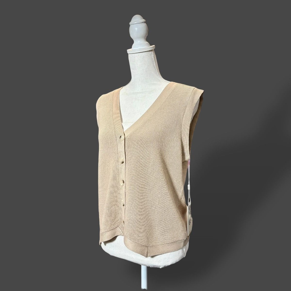 Other Cyrus Women’s Beige Cream Sweater Vest Sz M Size M / US 6-8 / IT 42-44 - 6 Thumbnail