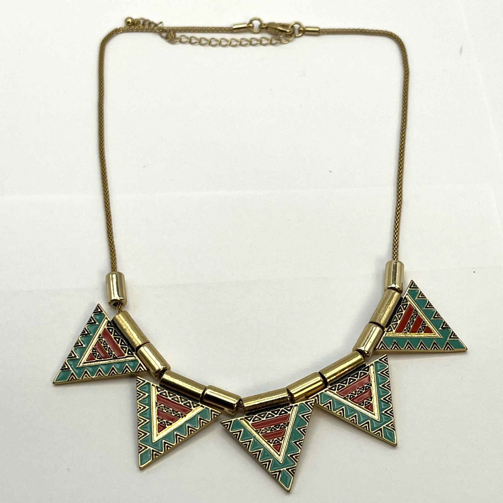 Other Gold & Turquoise Necklace Size ONE SIZE - 3 Thumbnail