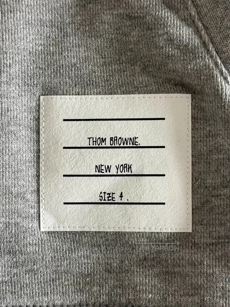 Thom Browne Thom Browne Grey Zip-Up Hoodie Size US XL / EU 56 / 4 - 5 Thumbnail