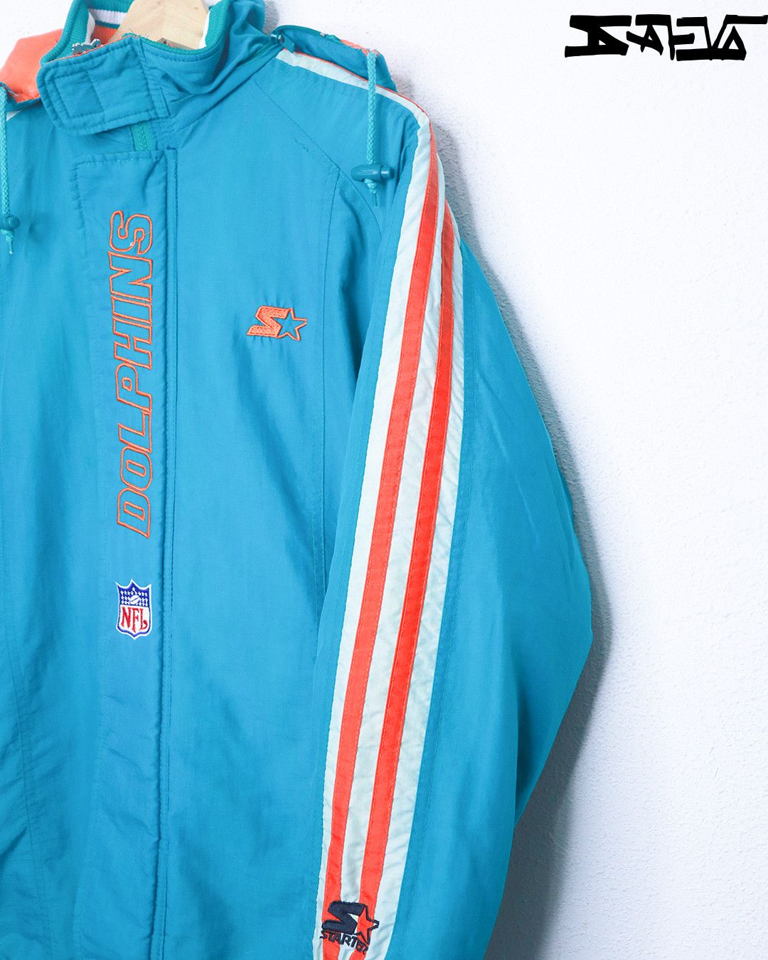 Starter Vintage Starter Pro Line x Miami Dolphins. Made in KOREA Size US L / EU 52-54 / 3 - 2 Thumbnail
