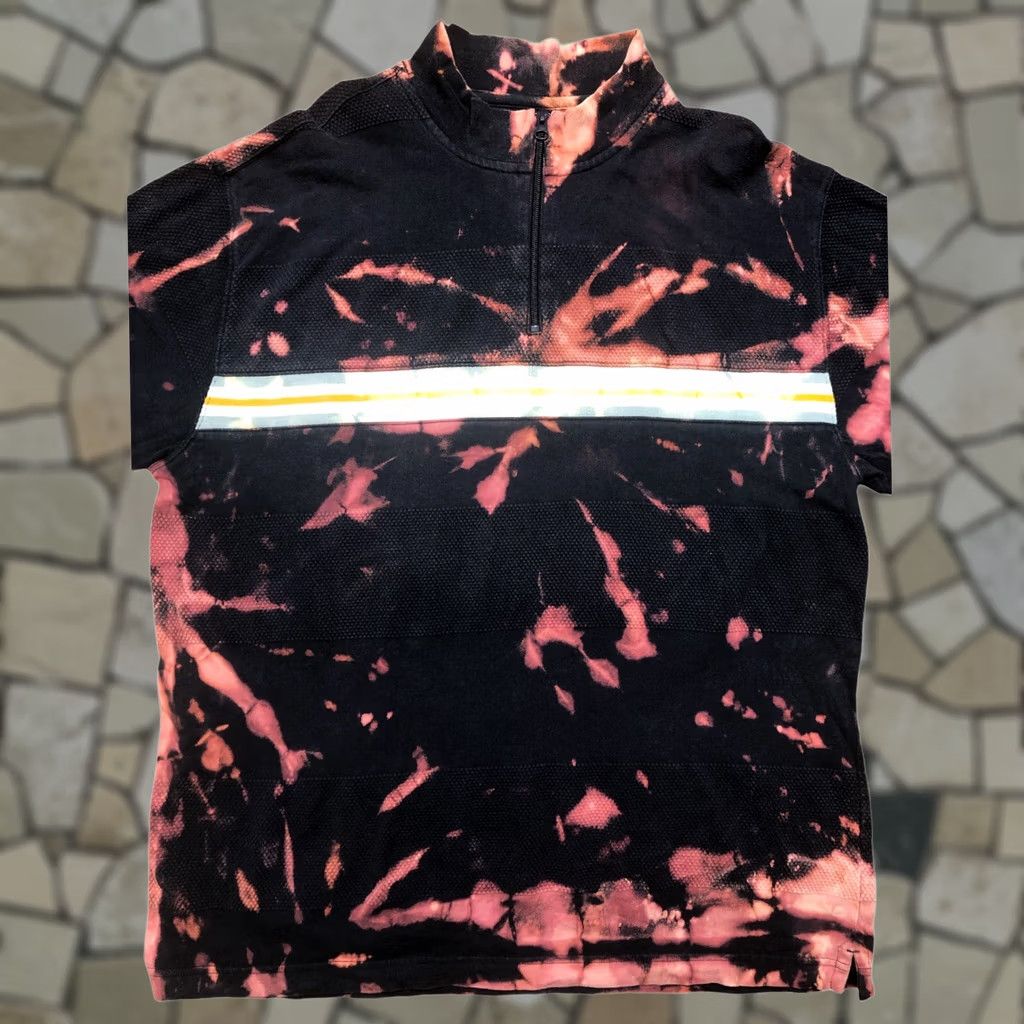 Polo Ralph Lauren VINTAGE Polo Ralph Lauren Blue Tie Dye Acid Wash 1/4 Zip Pullover Sweatshirt Mens XL 90s Size US XL / EU 56 / 4 - 1 Thumbnail