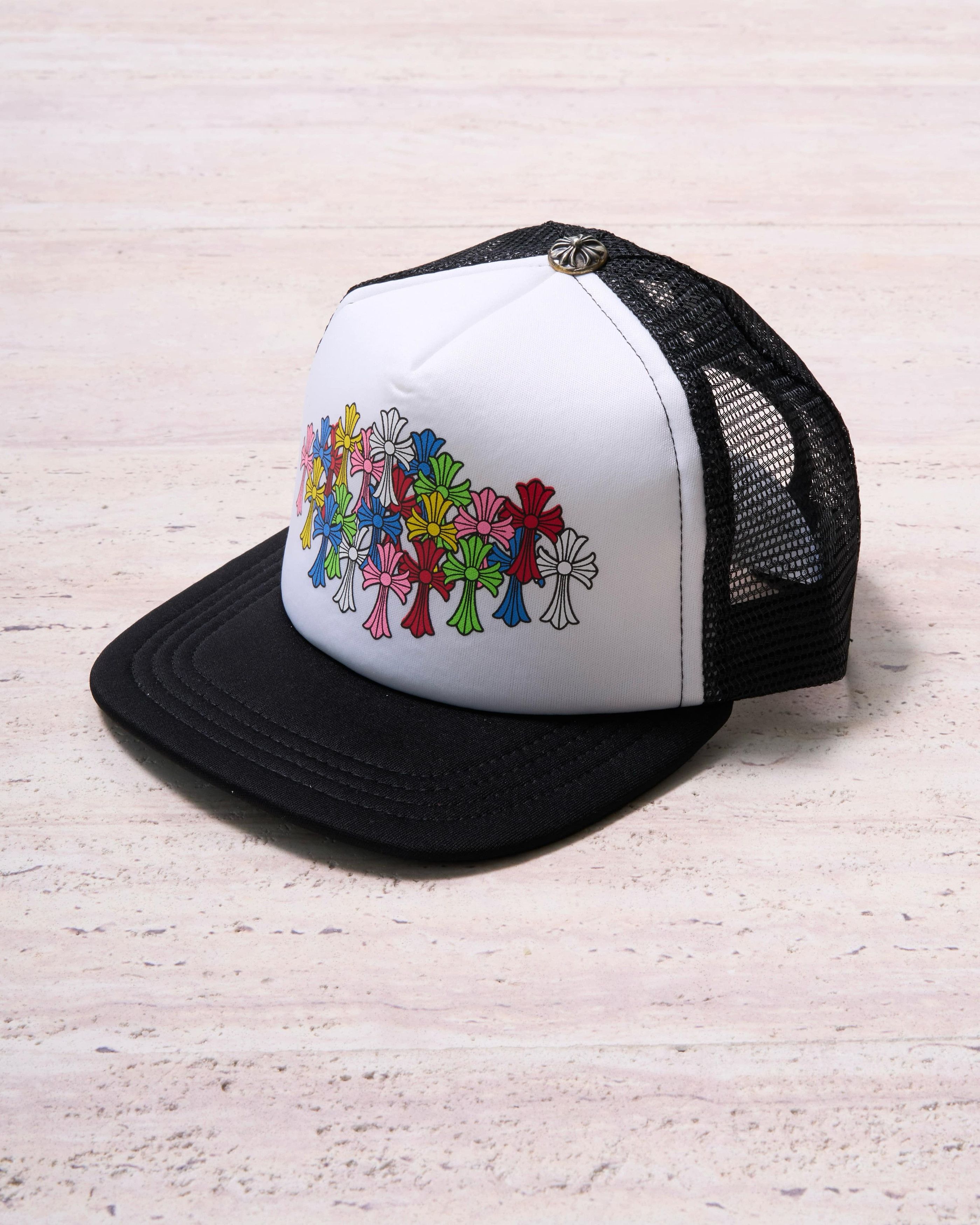 Chrome Hearts Chrome Hearts King Taco Multicolor Cross Trucker Hat Size ONE SIZE - 1 Thumbnail