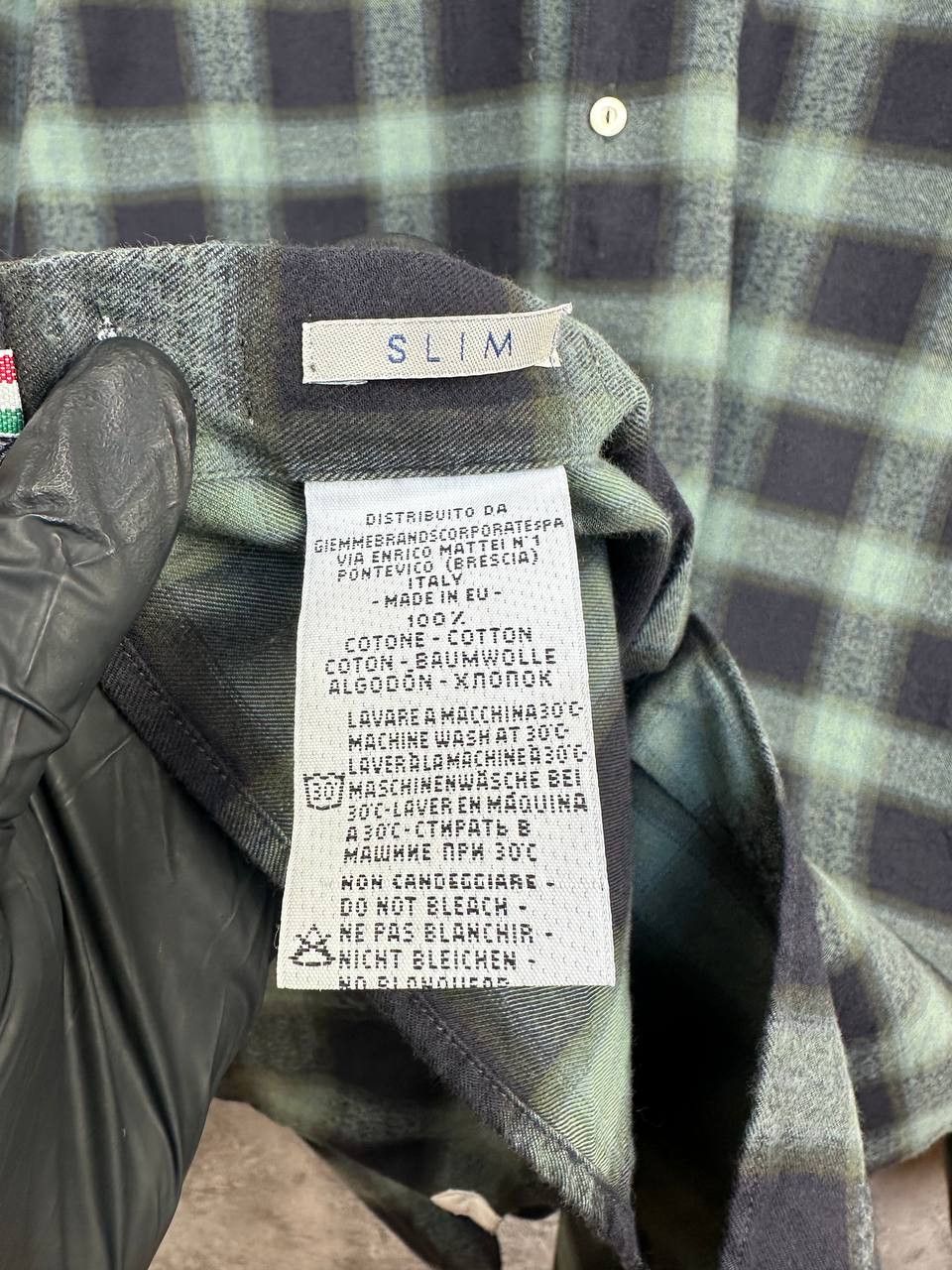 Tintoria Mattei Tintoria Mattei 954 Thomas Mason Check Plaid Casual Shirt Size US XXL / EU 58 / 5 - 13 Thumbnail
