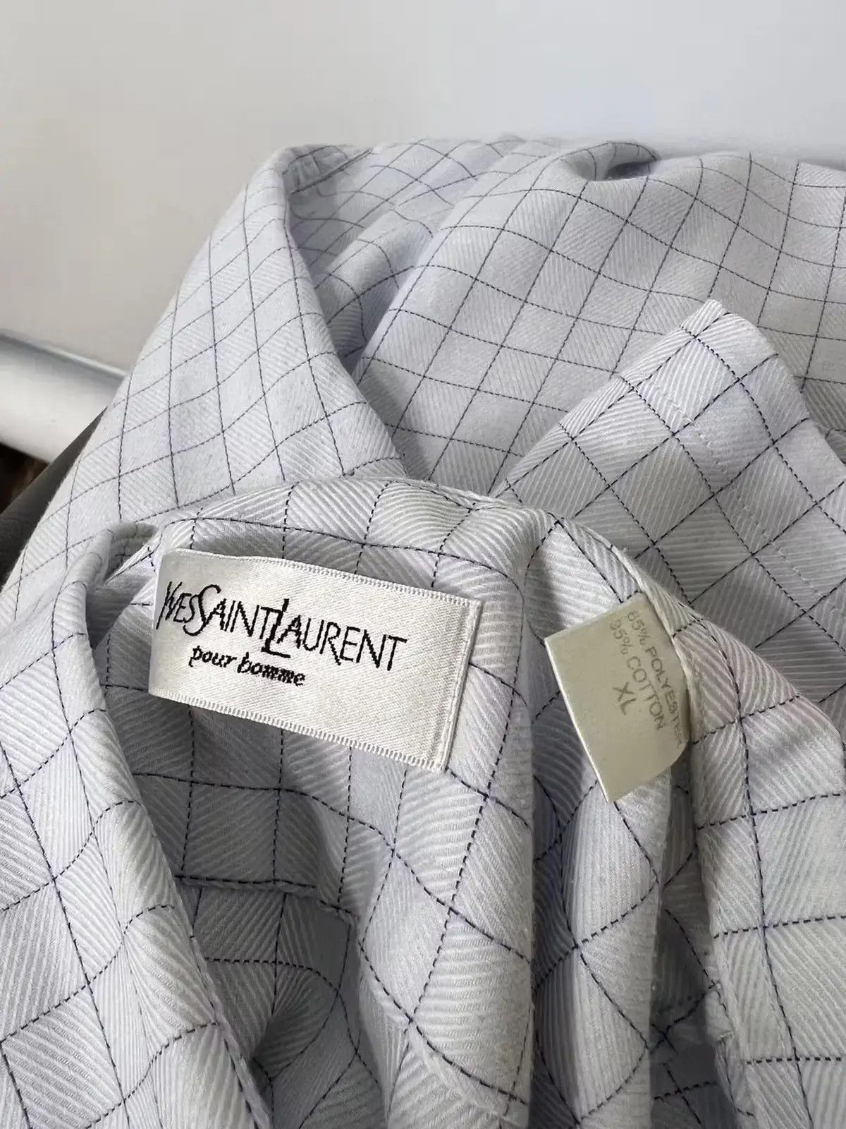 Designer × Vintage × Yves Saint Laurent Vintage Yves Saint Laurent shirt Size US XL / EU 56 / 4 - 5 Thumbnail