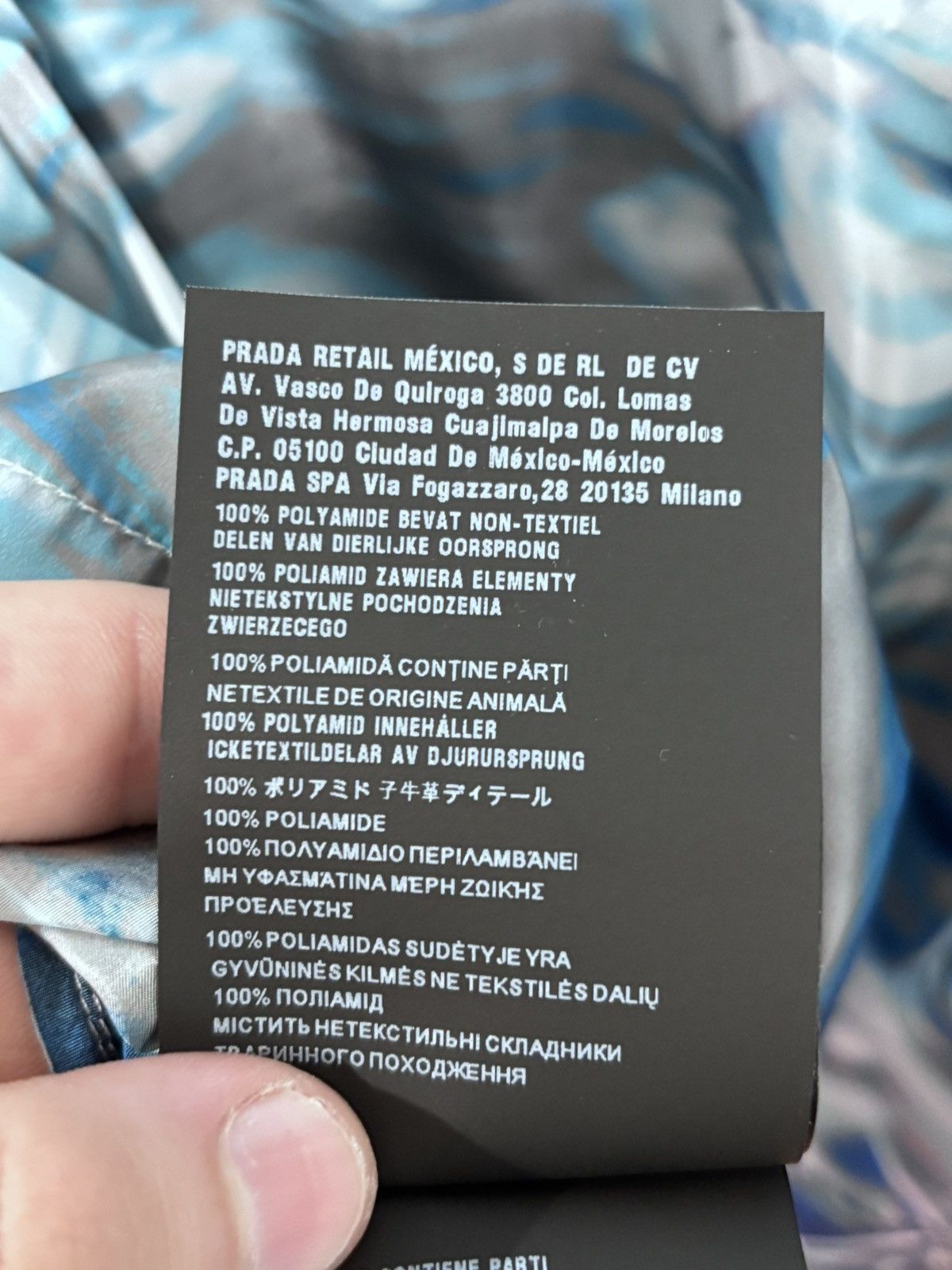 Prada PRADA NYLON PIUMA AQUA TEE Size US XL / EU 56 / 4 - 10 Thumbnail