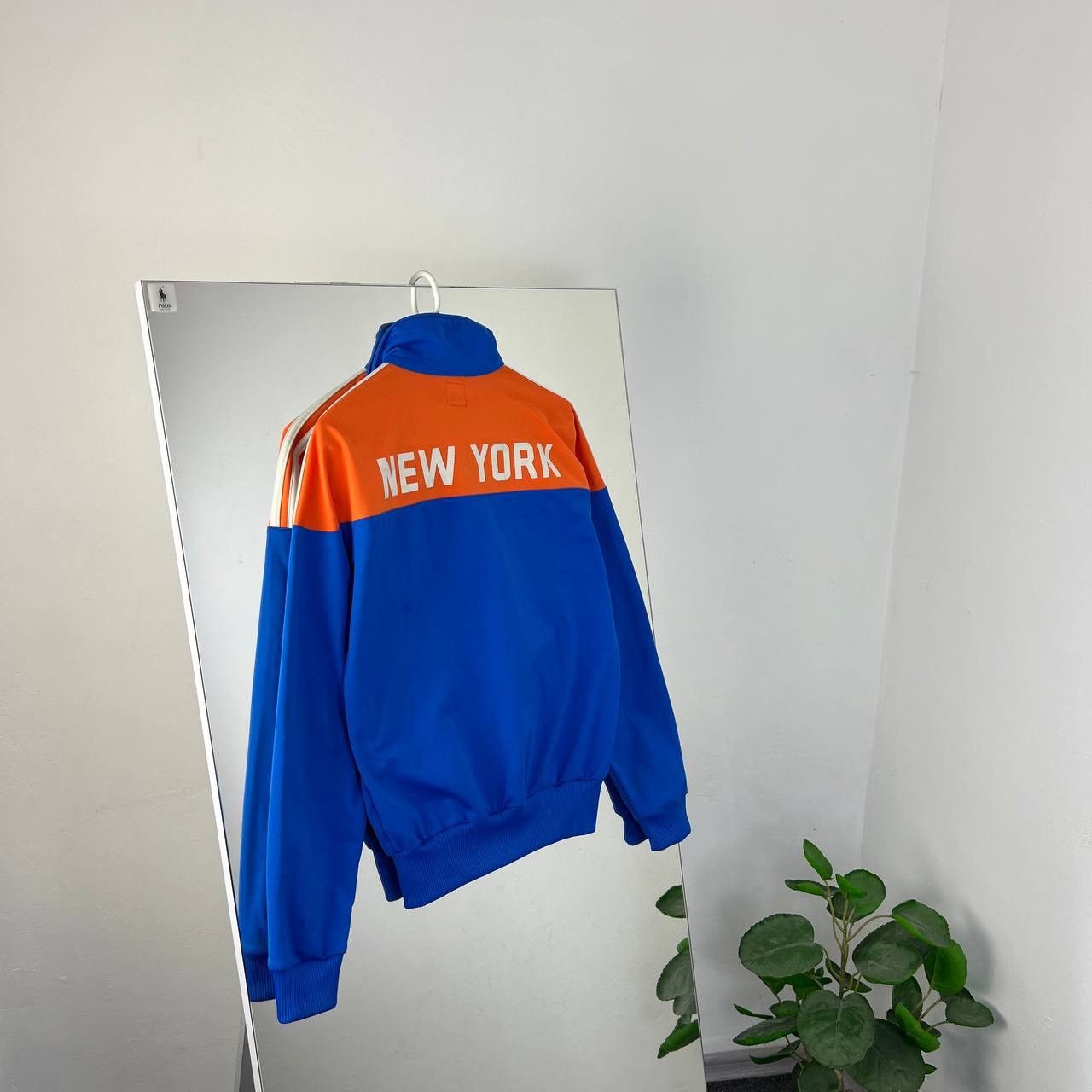 Adidas Vintage Y2K Adidas New York Big Logo Zip Up Track Jacket Size US S / EU 44-46 / 1 - 1 Thumbnail