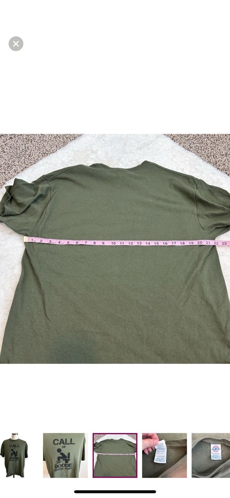 Delta Delta XL novelty doodie tee Size US XL / EU 56 / 4 - 6 Thumbnail