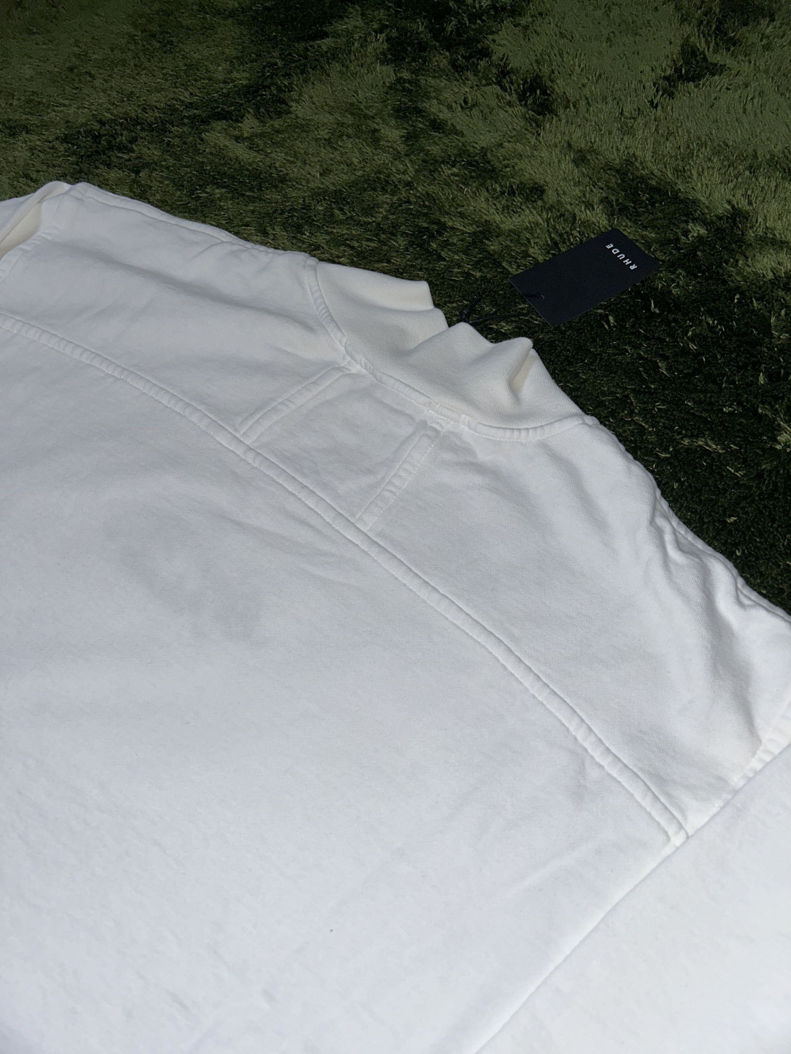 Rhude [L] rhude embroidery mock neck fleece sweatshirts top Size US L / EU 52-54 / 3 - 7 Thumbnail
