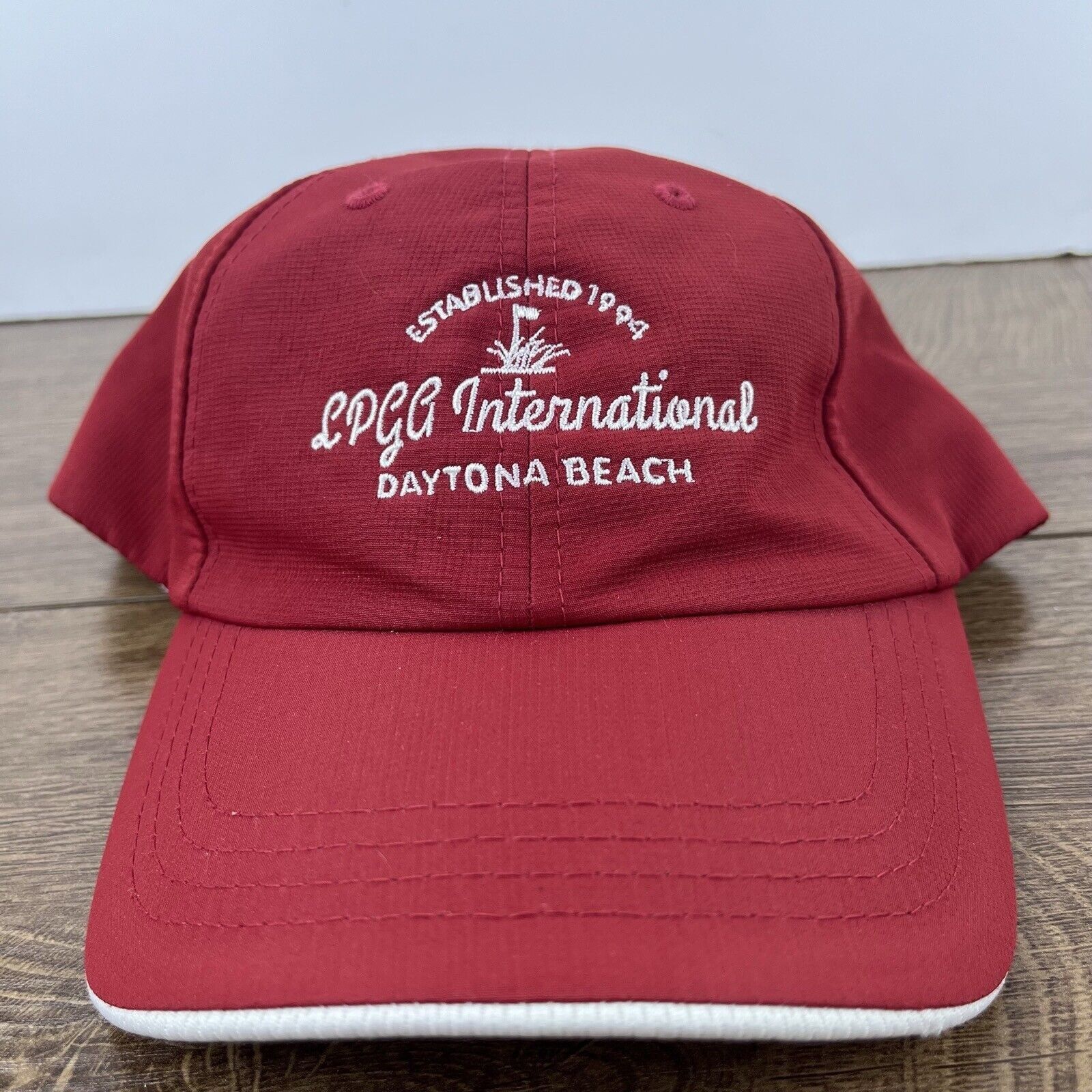 Other LPGG International Hat Daytona Beach Hat Red Adjustable Hat Size ONE SIZE - 3 Thumbnail