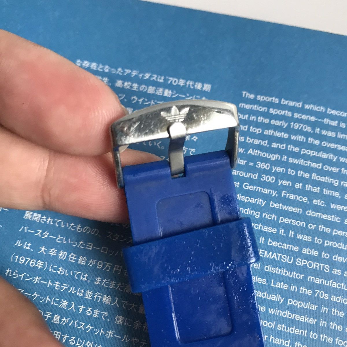 Adidas × Vintage Adidas Trefoil Watch Originals blue Og Watch water resist ag Size ONE SIZE - 17 Thumbnail