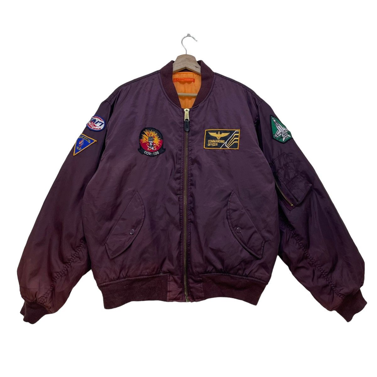 Vintage Ma 1 Phatom Military Bomber Jacket