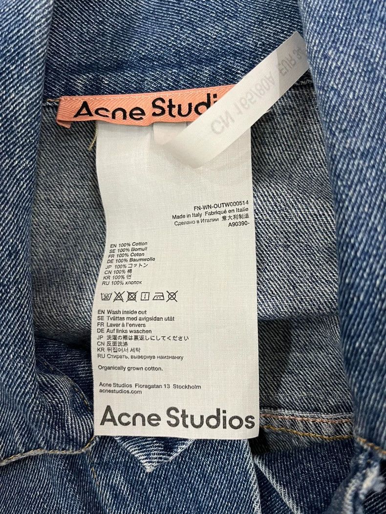 Acne Studios acne studios size:34 Retro loose denim jacket Size XXS / US 00 / IT 34 - 3 Thumbnail