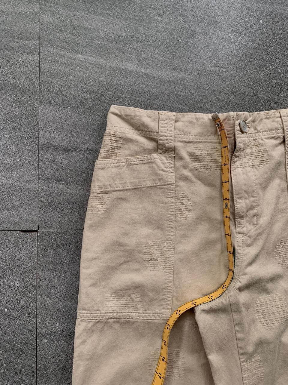 Issey Miyake FREE TAX! Plantation Scratches Effect Relaxed Pants Size US 31 - 11 Thumbnail